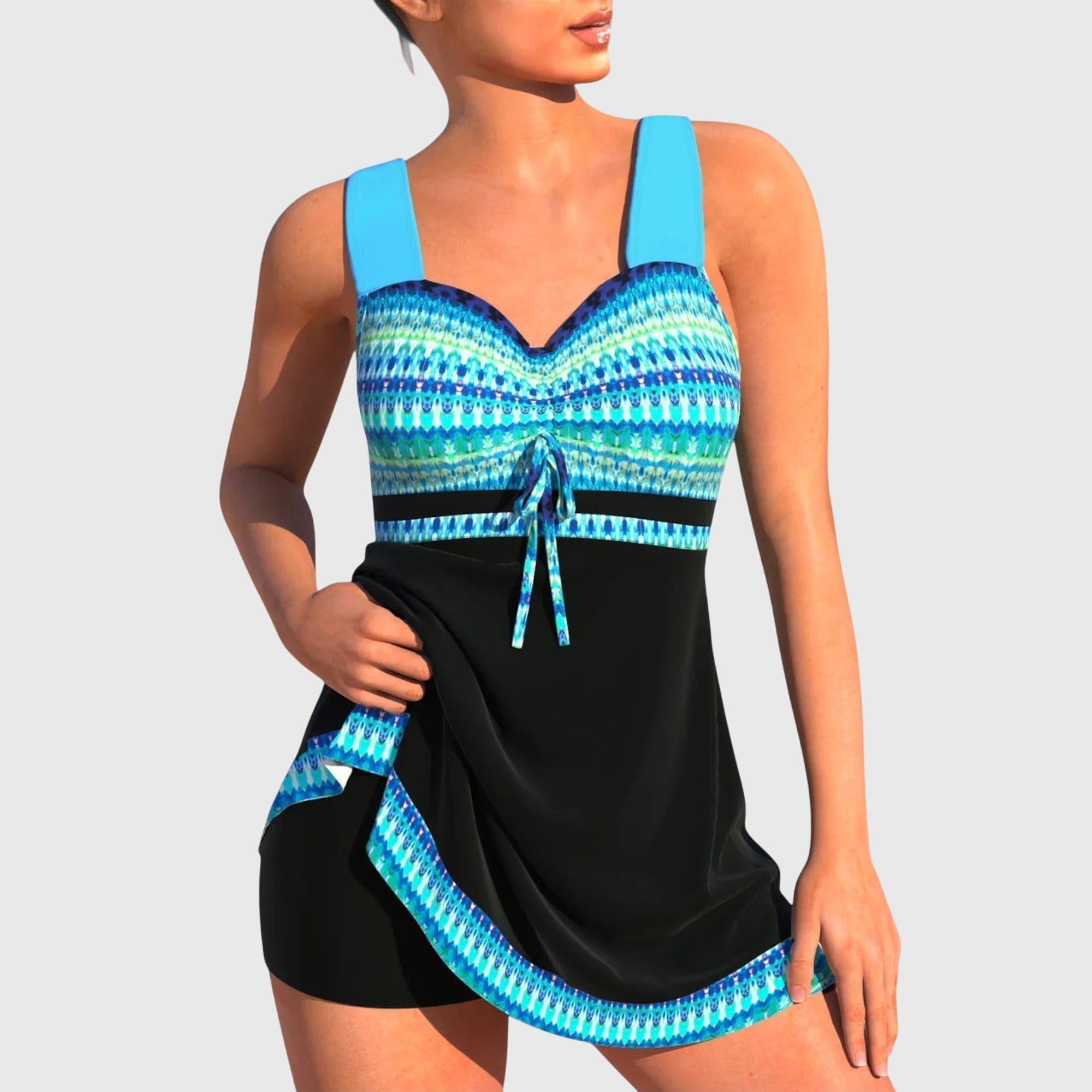 Volarno | Colorful Two-Piece Swimsuit