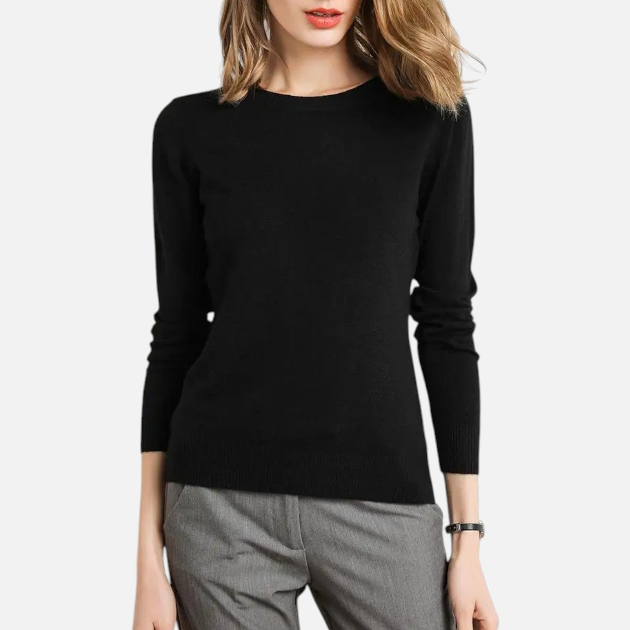 Volarno | Women’s Merino Wool Crewneck Sweater