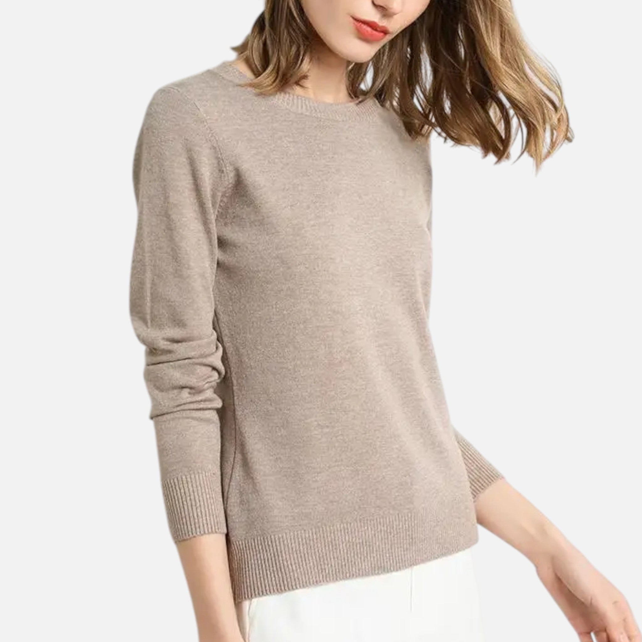 Volarno | Women’s Merino Wool Crewneck Sweater