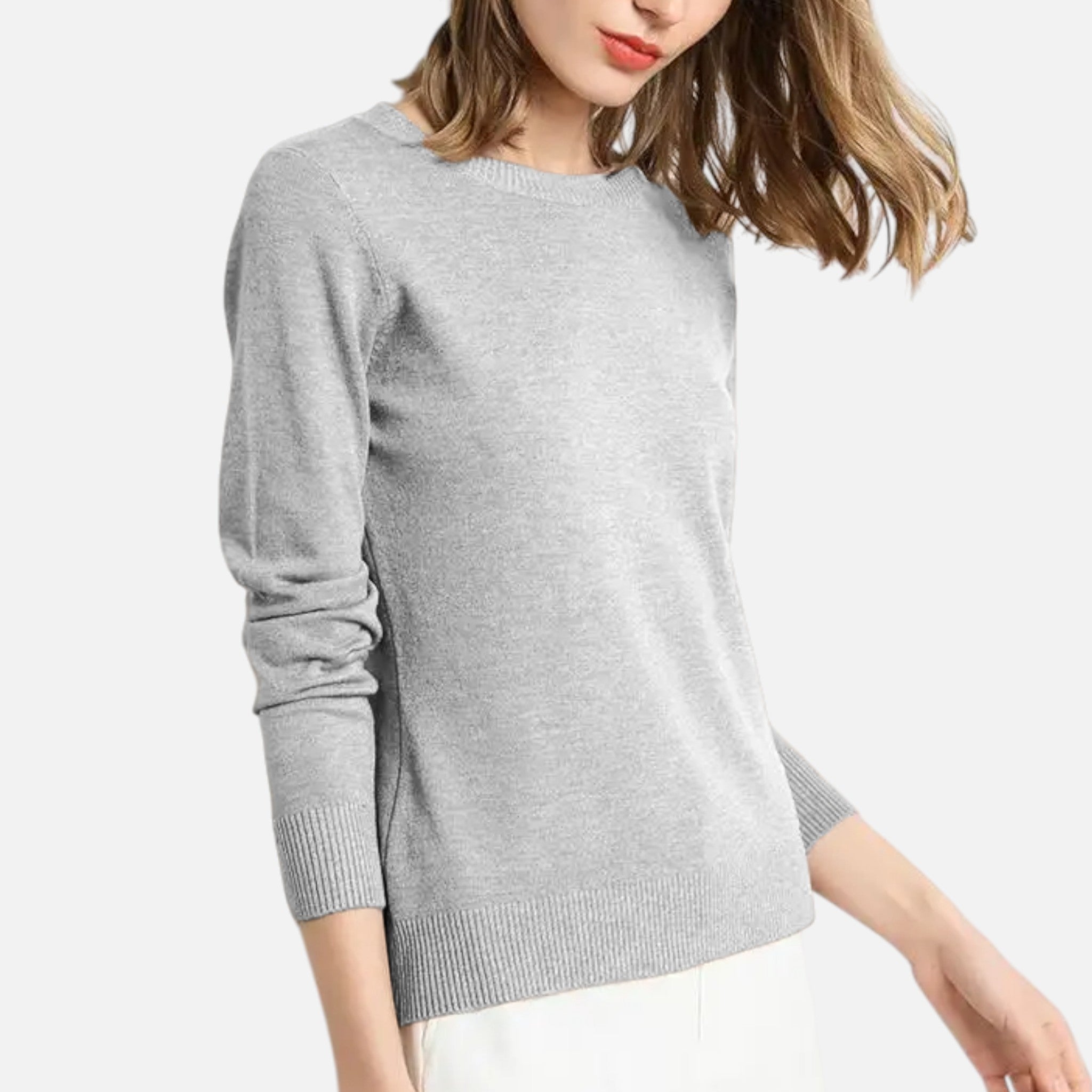 Volarno | Women’s Merino Wool Crewneck Sweater