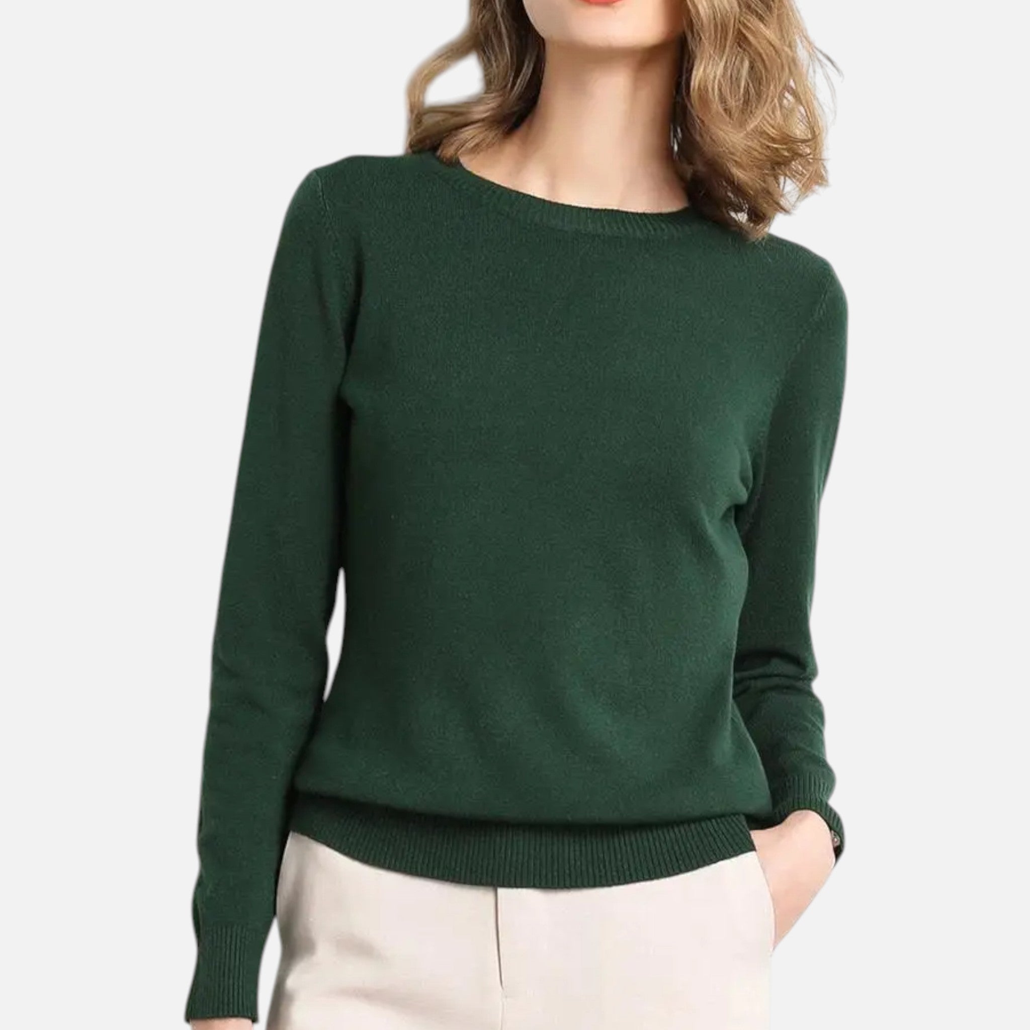 Volarno | Women’s Merino Wool Crewneck Sweater