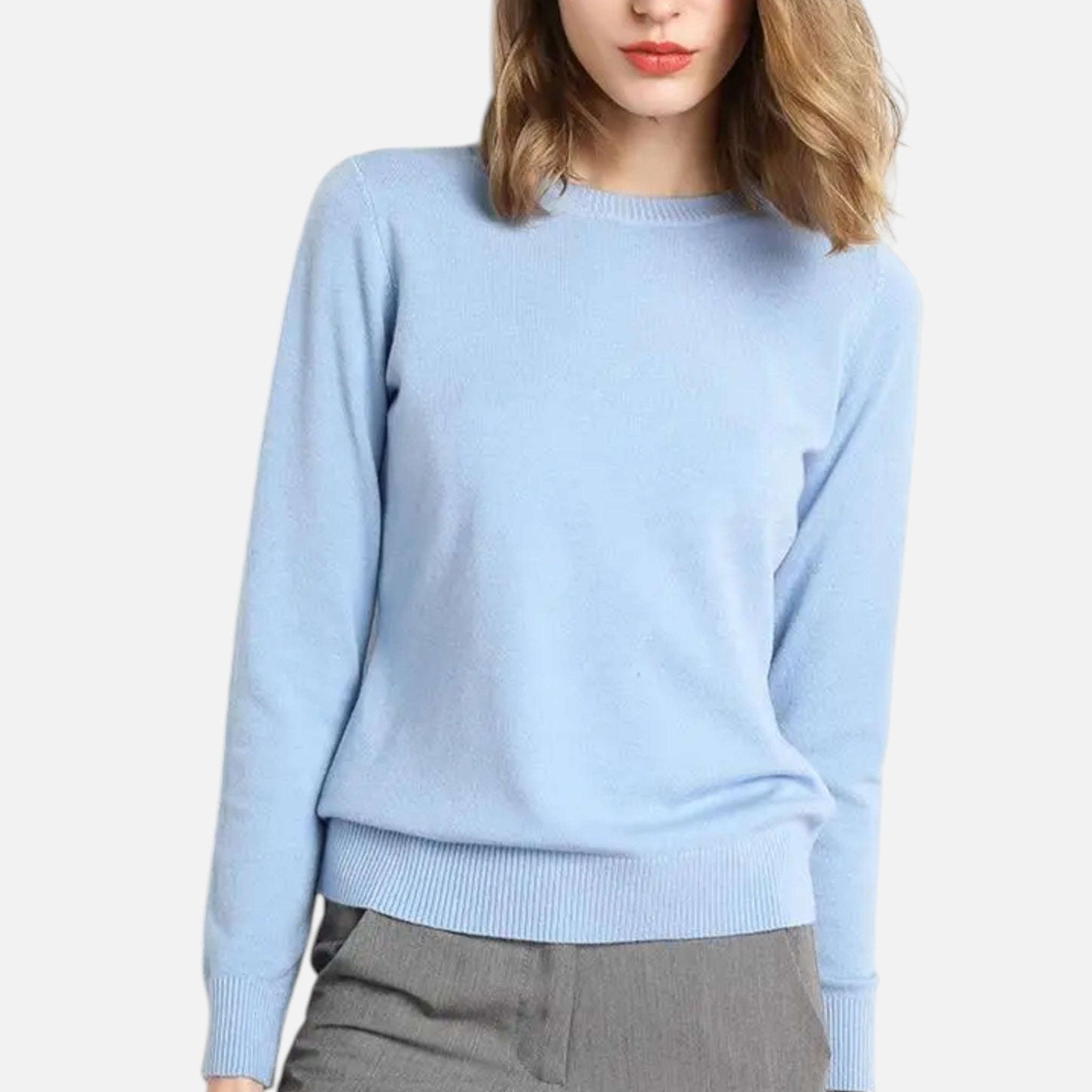 Volarno | Women’s Merino Wool Crewneck Sweater