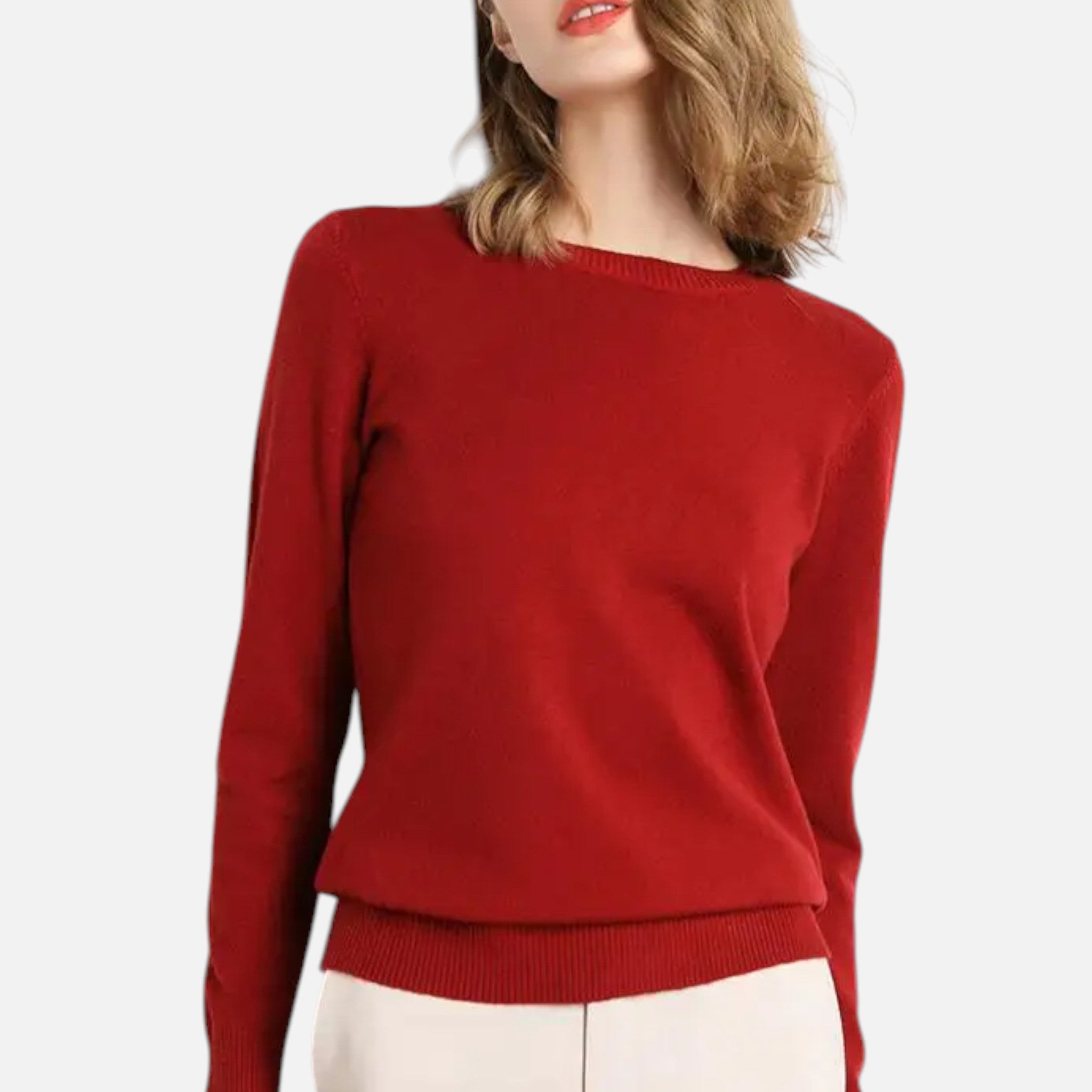 Volarno | Women’s Merino Wool Crewneck Sweater