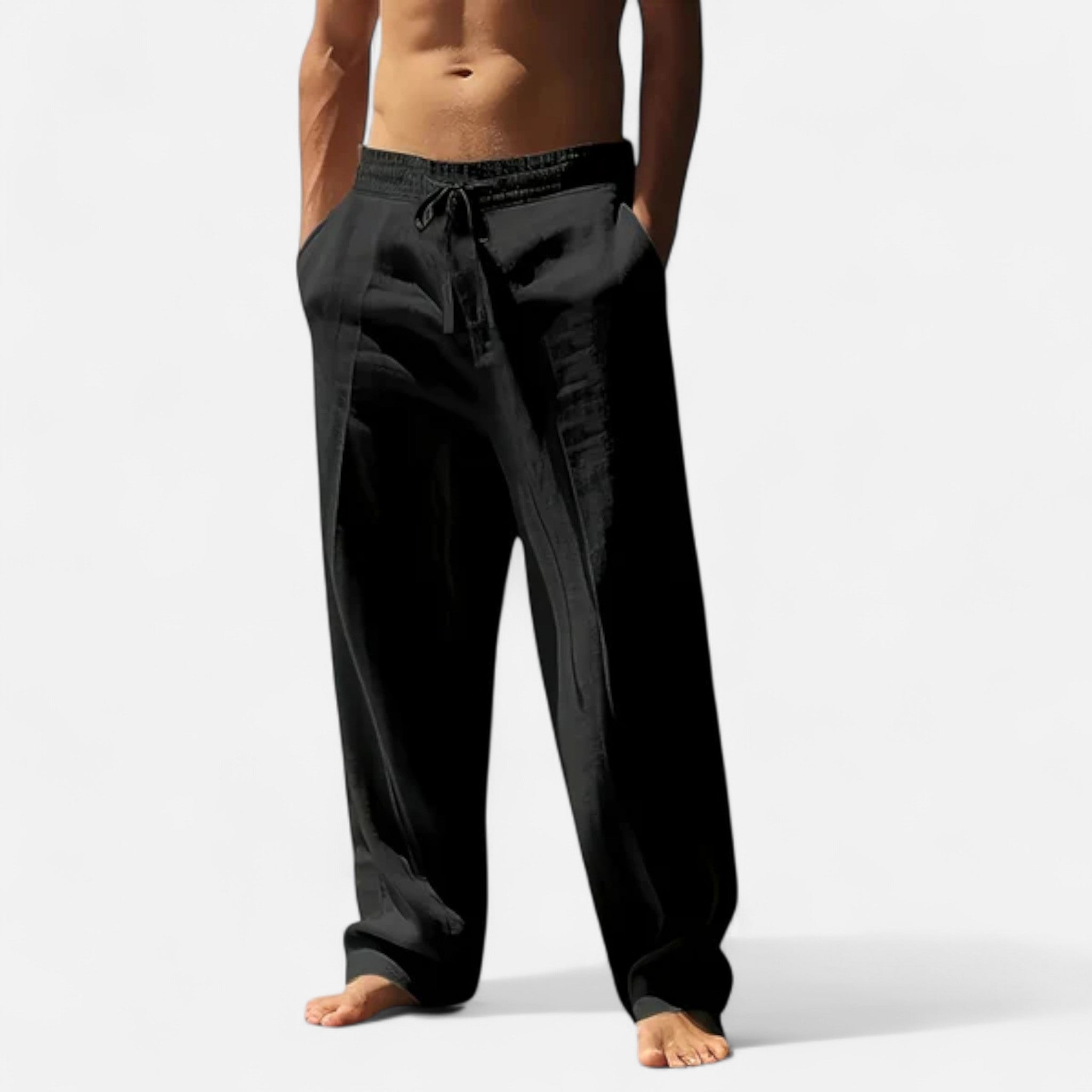 Volarno | Men’s Relaxed Linen Trousers