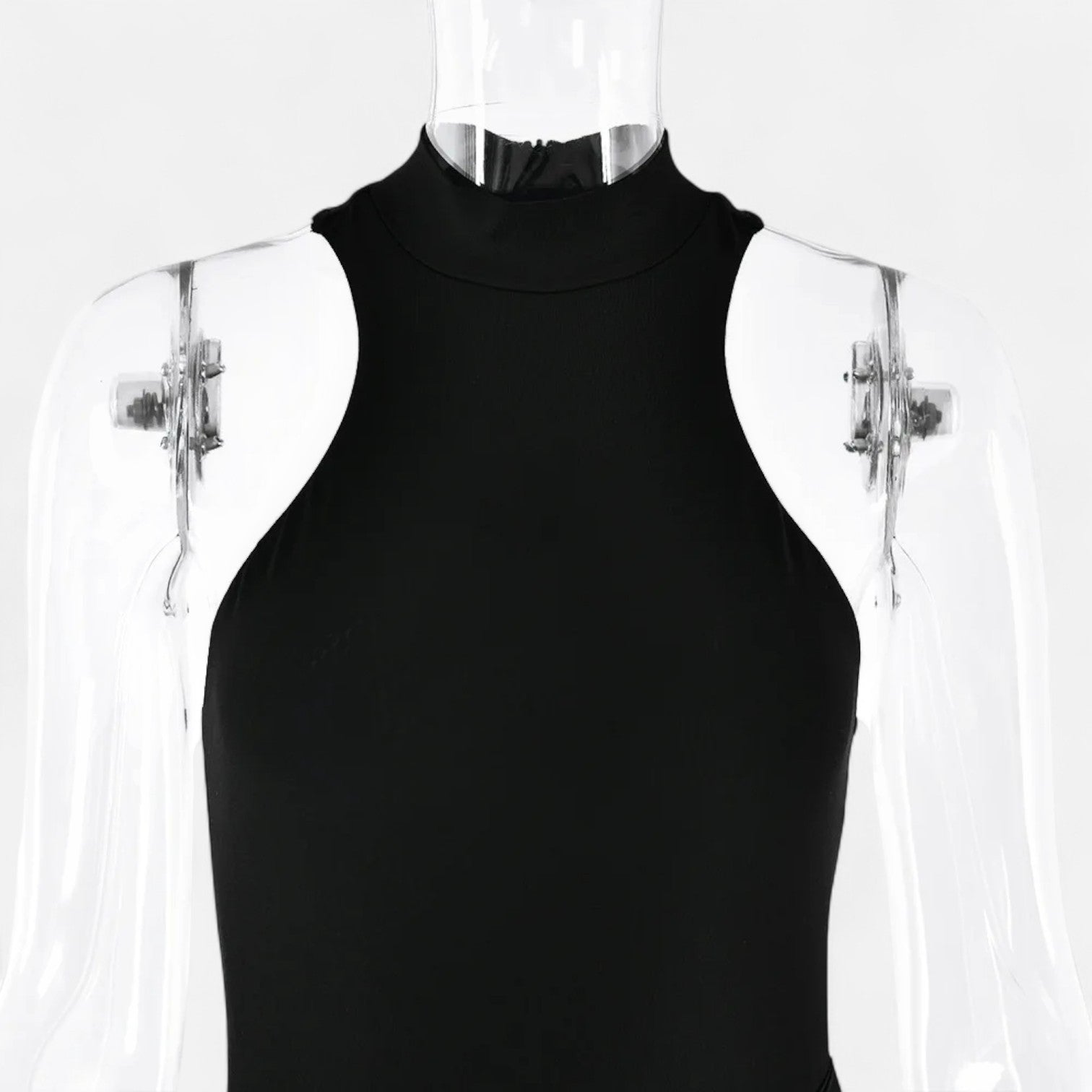 Volarno | Women’s Satin Hollow-Out Maxi Dress – Silken Flow, Sculpted Allure