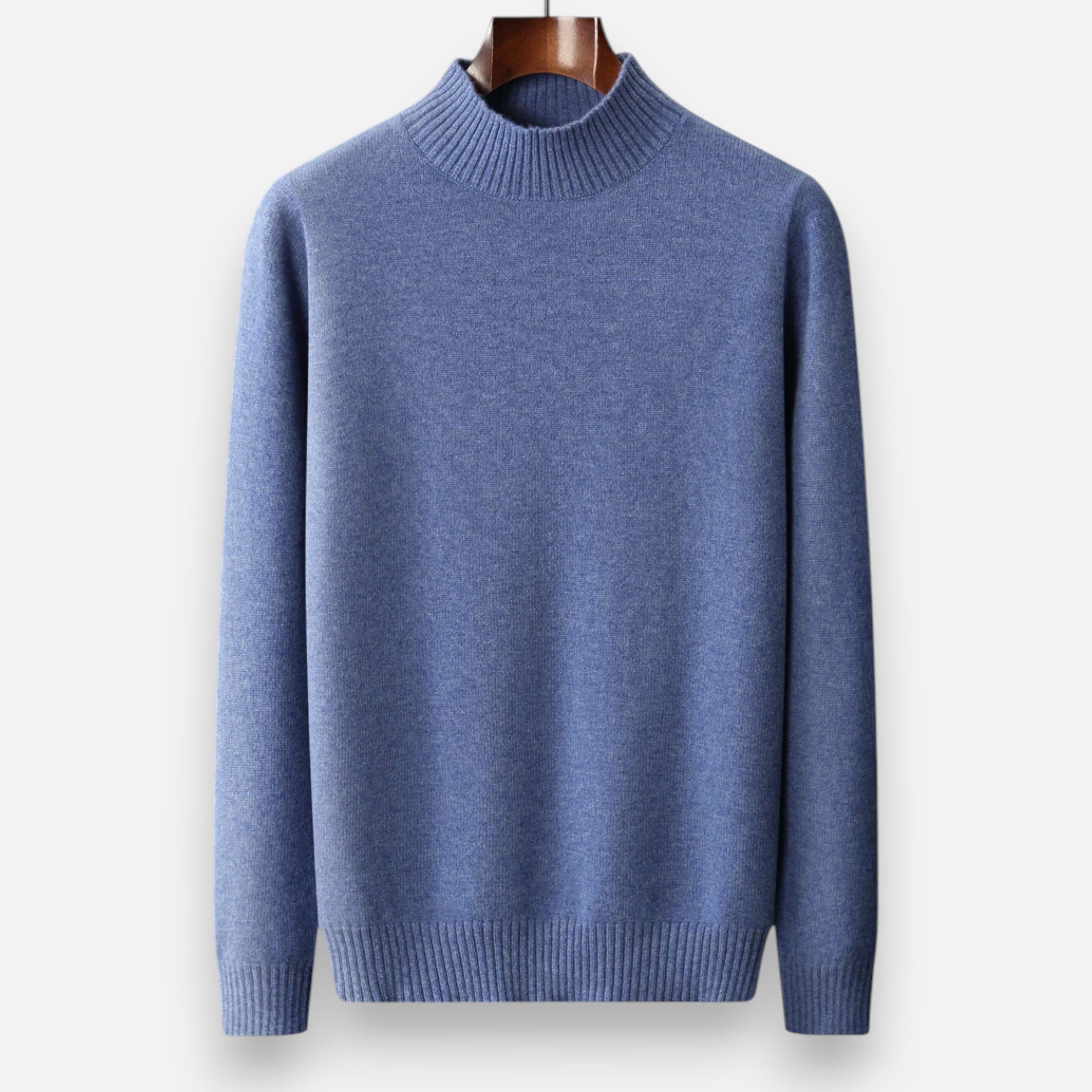 Volarno | Men’s Pure Wool Turtleneck Sweater