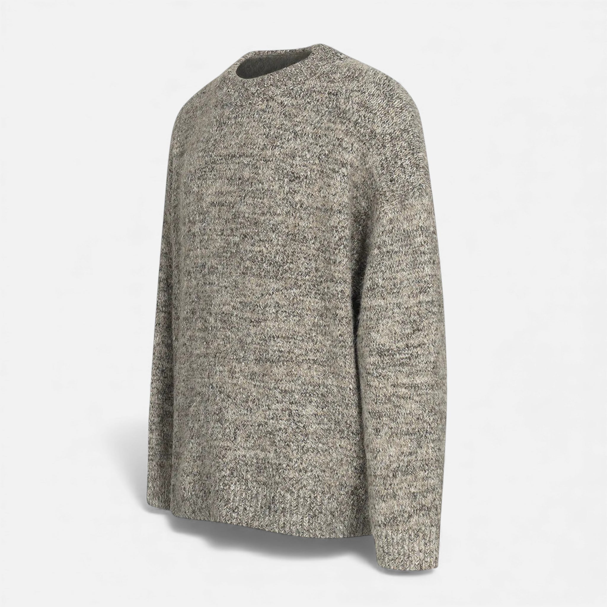 Volarno | Men’s Wool-Effect Crew Neck Sweater