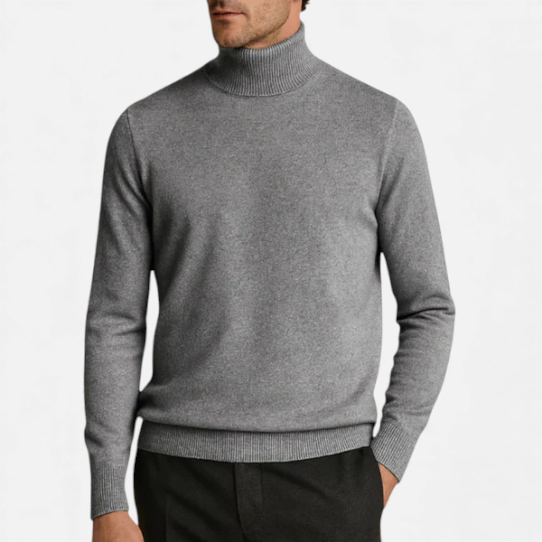 Volarno | Men’s Ribbed Turtleneck Jumper – Sinclair Edition