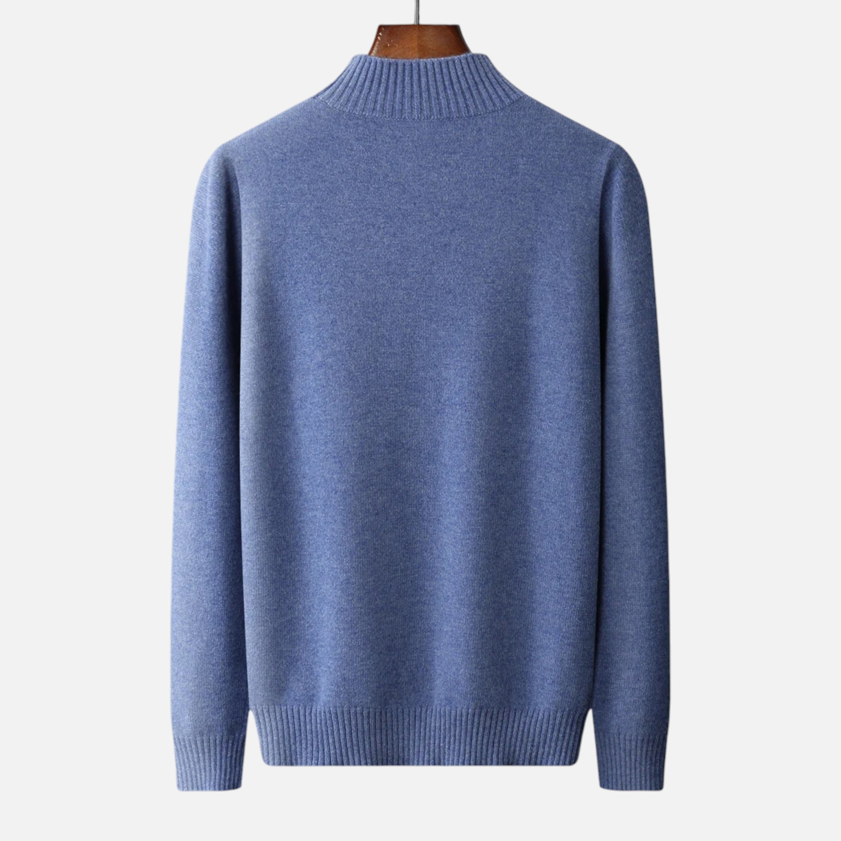 Volarno | Men’s Pure Wool Turtleneck Sweater
