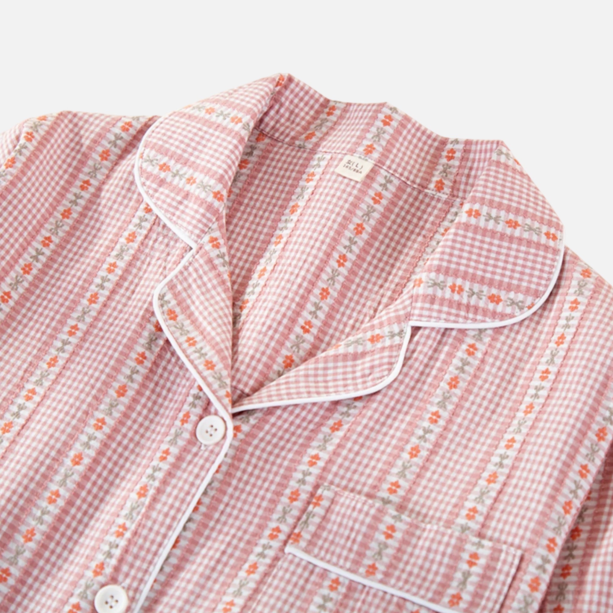 Maison Dresson | Women’s Pure Cotton Pyjama Set with Cardigan Volarno