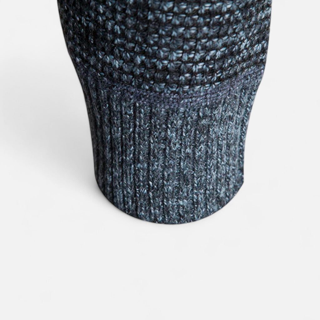 Volarno | Men’s Fleece Stand-Collar Patchwork Jacket