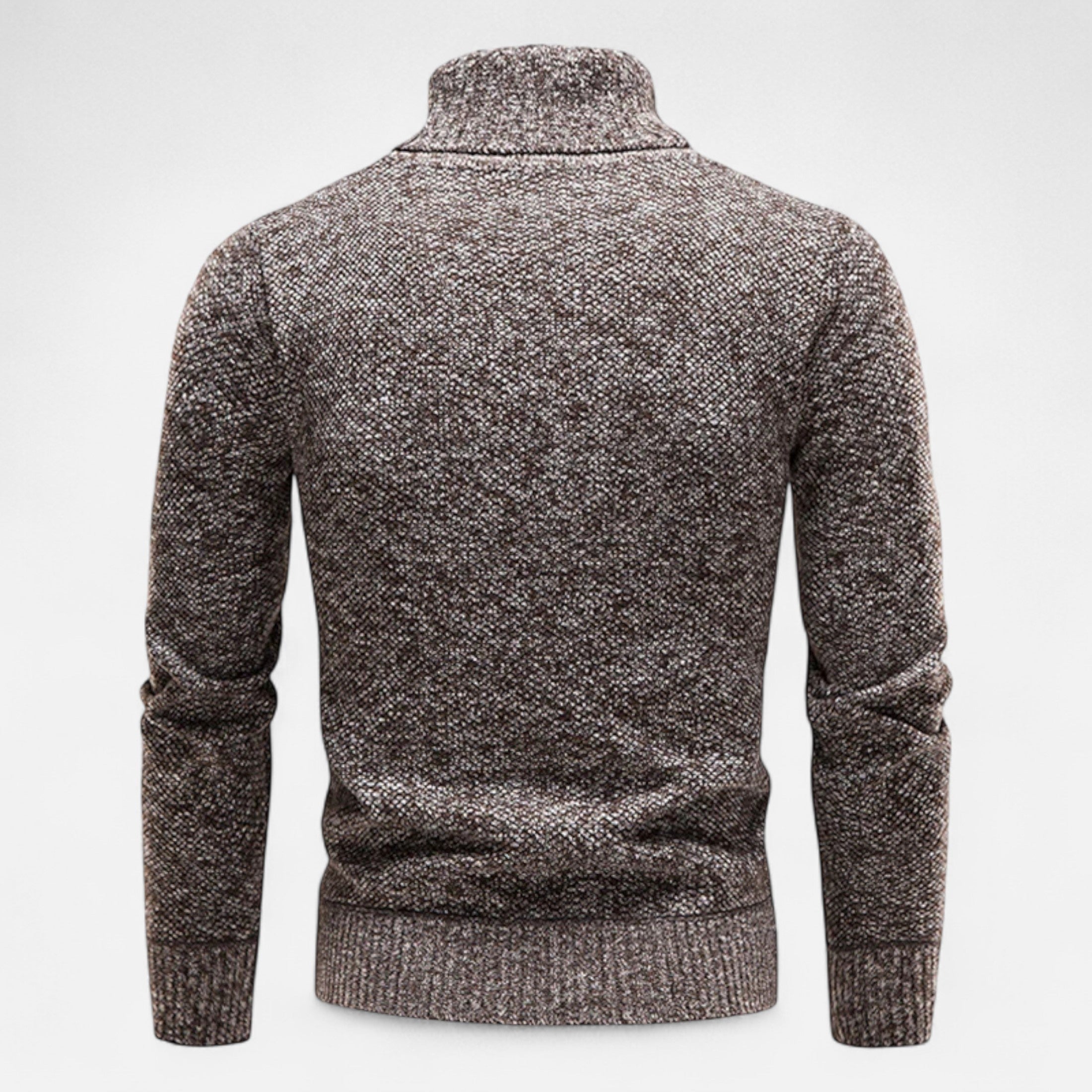 Volarno | Men’s Knitted Turtleneck Sweater – Thick Winter Warmth