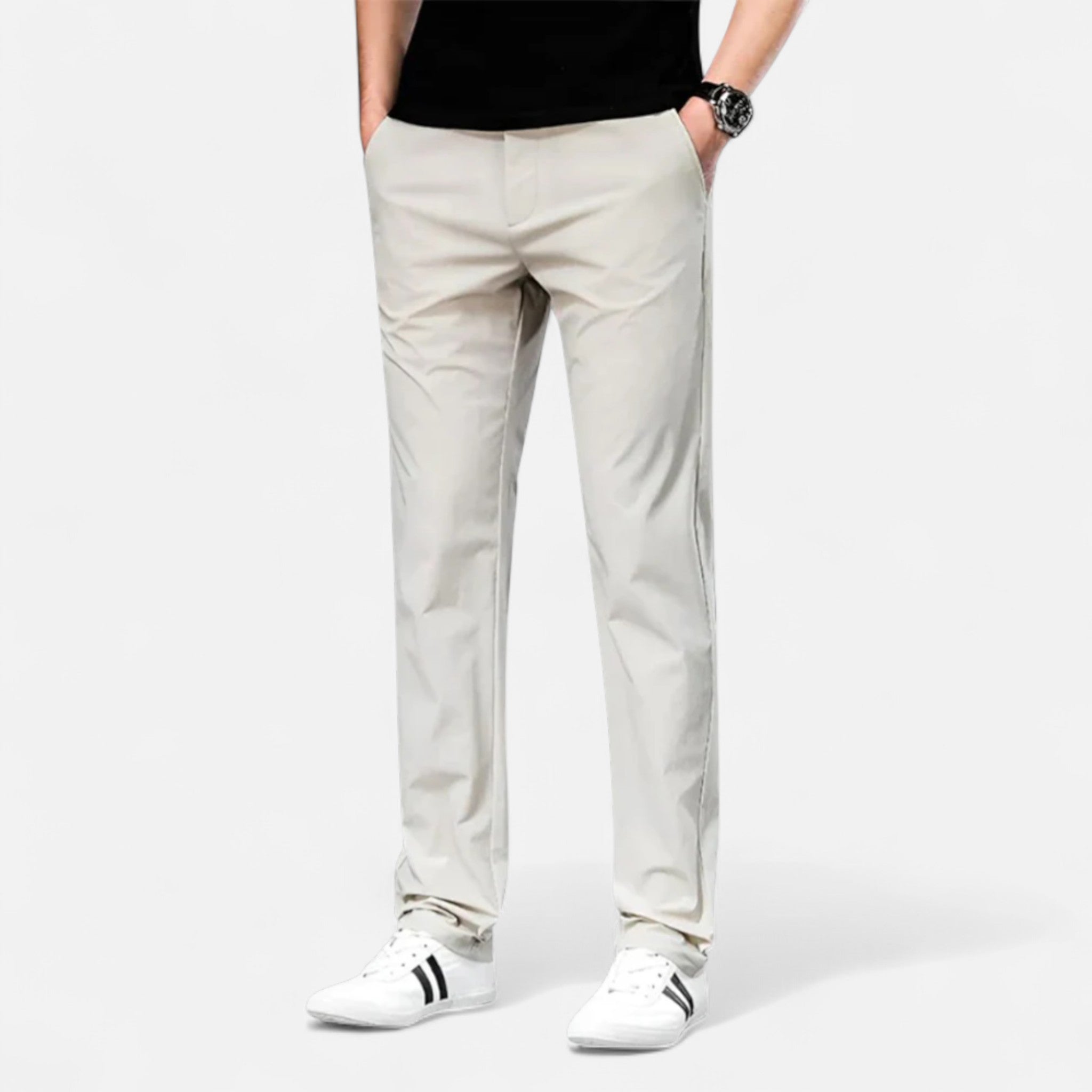 Volarno | Men’s Tailored Chino Trousers – Everyday Elegance, Refined Versatility