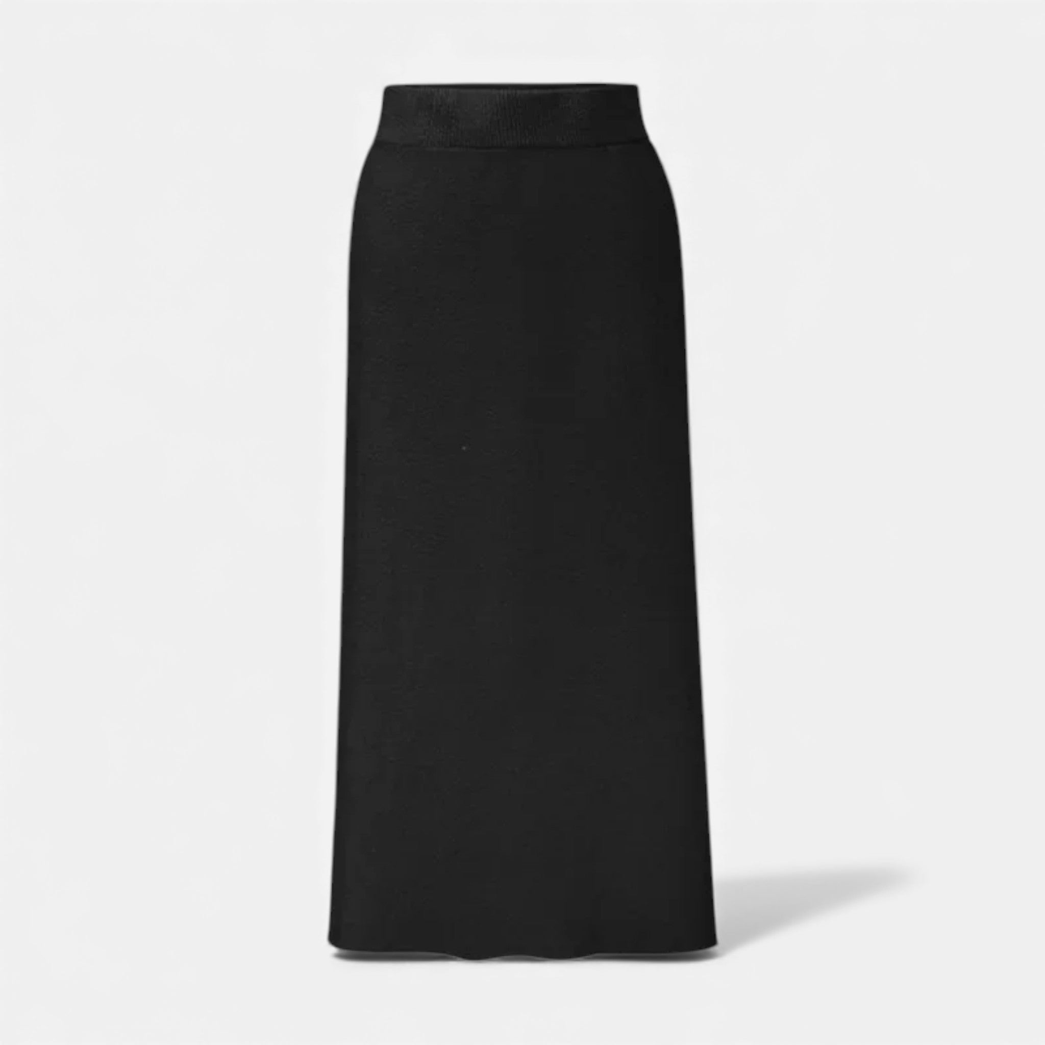 Volarno | Women’s Wool A-Line Split Midi Skirt