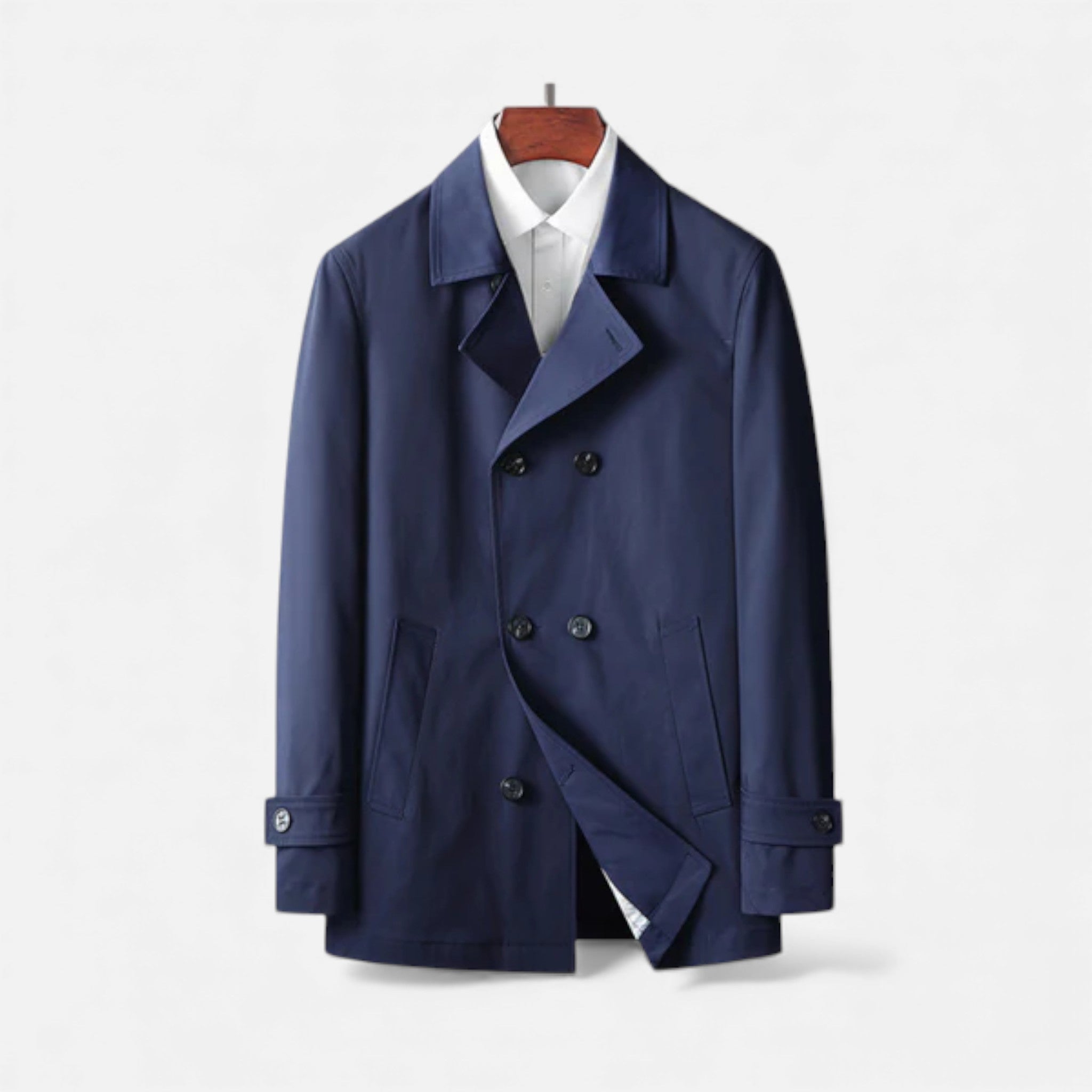 Volarno | Men’s Classic Trench Coat – Ephraim Edition
