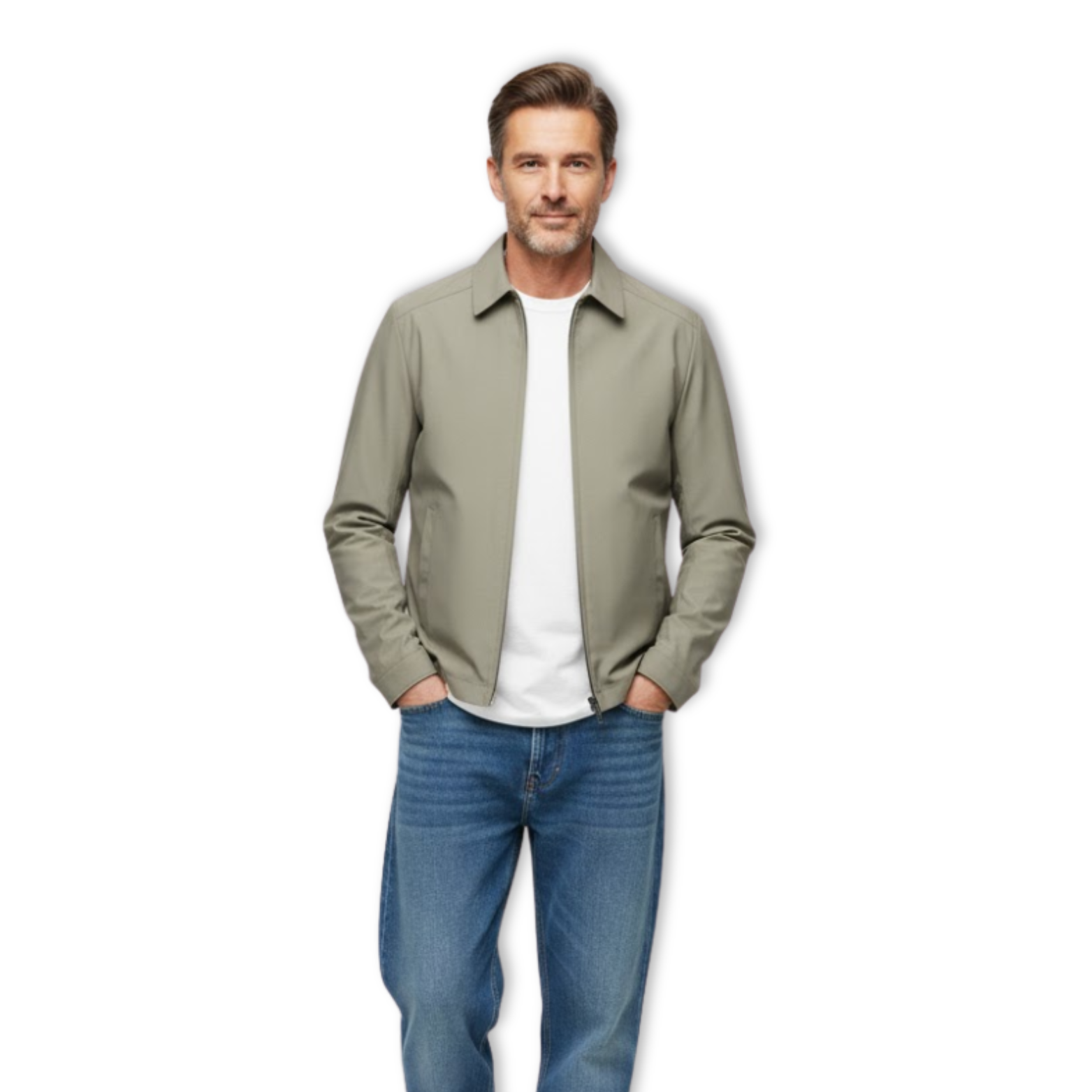 Volarno | Autumn Men's Jacket Casual Lapel Coat Loose Breathable