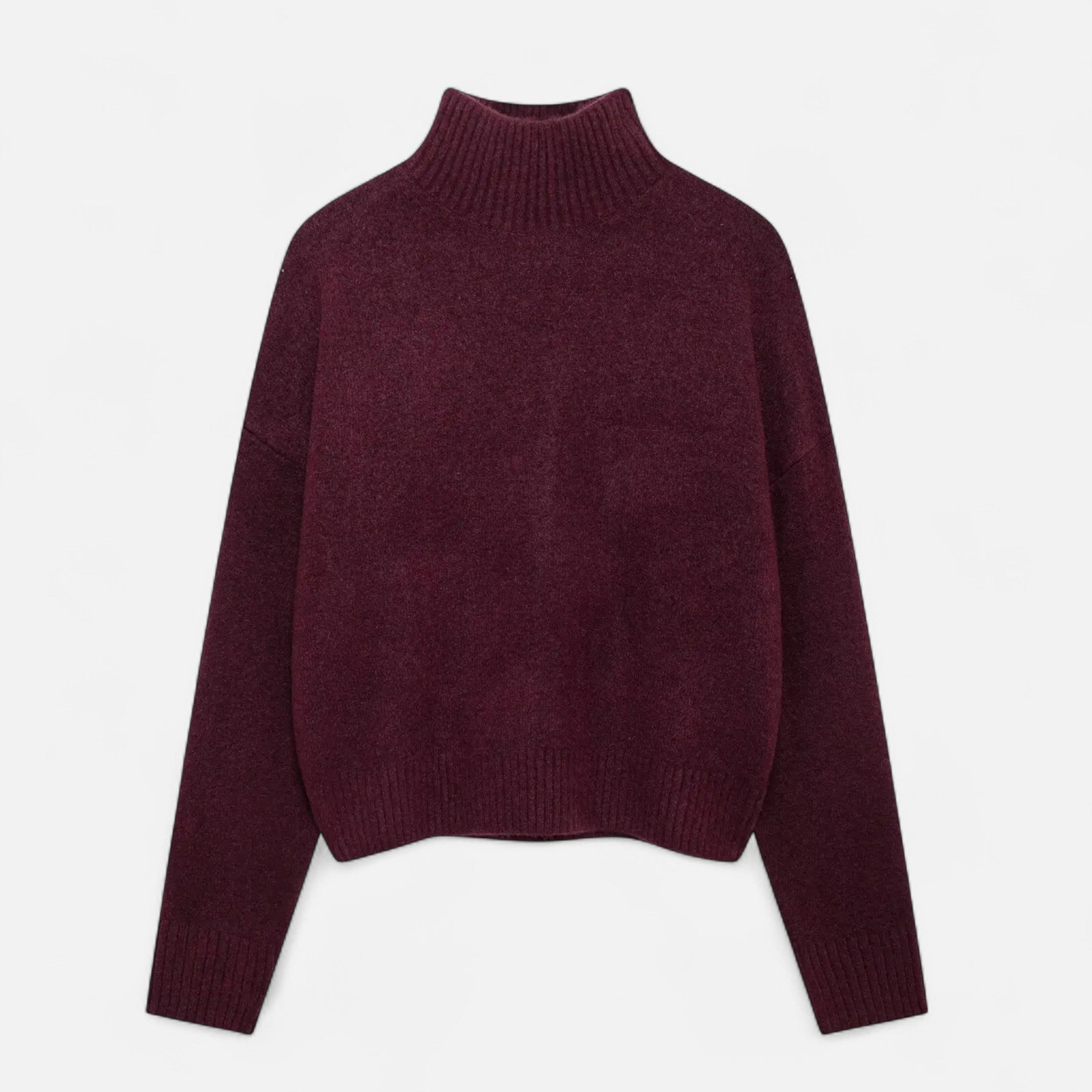 Volarno | Women’s Vintage Turtleneck Sweater – Classic Winter Warmth
