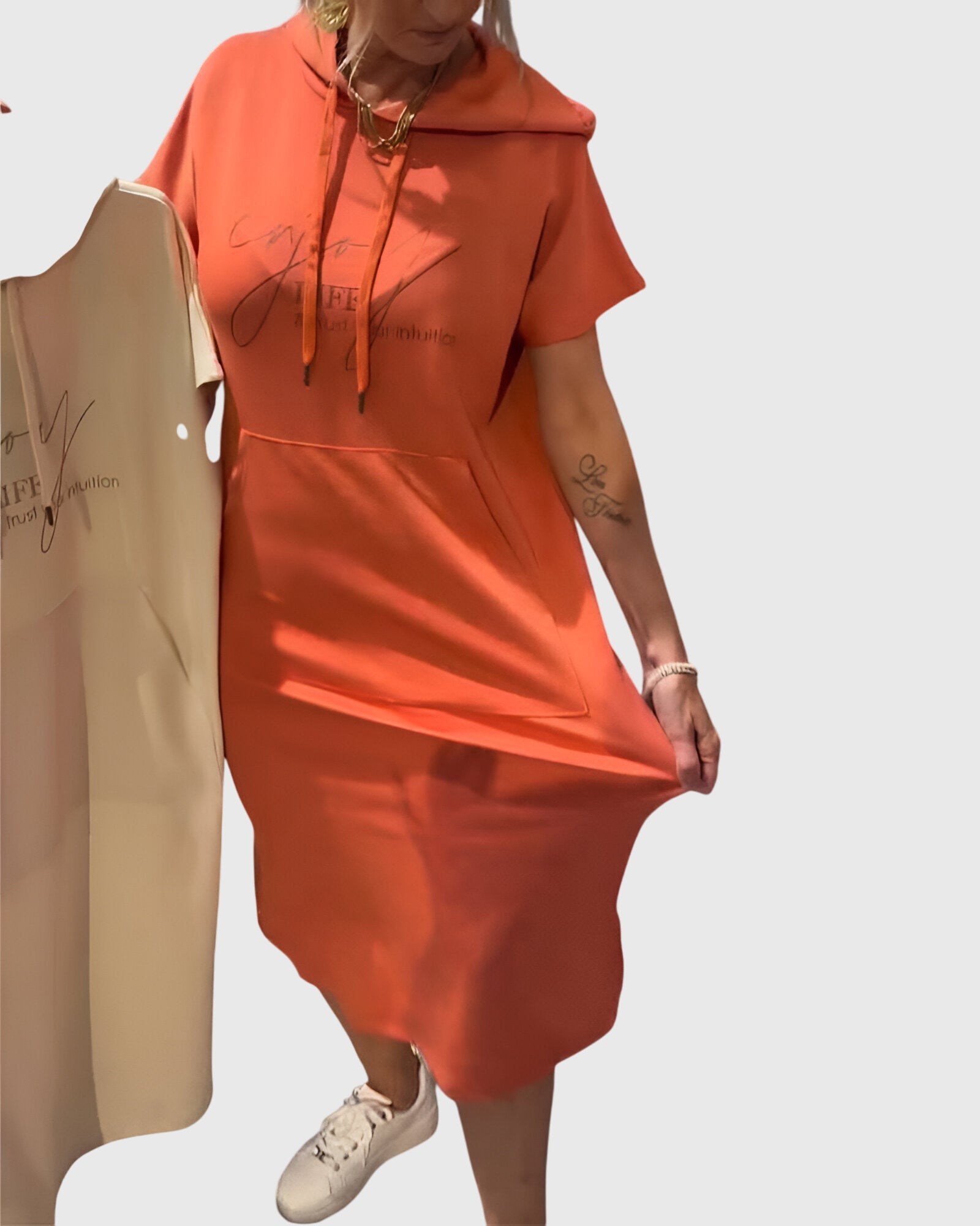 Volarno | Casual Hoodie Dress