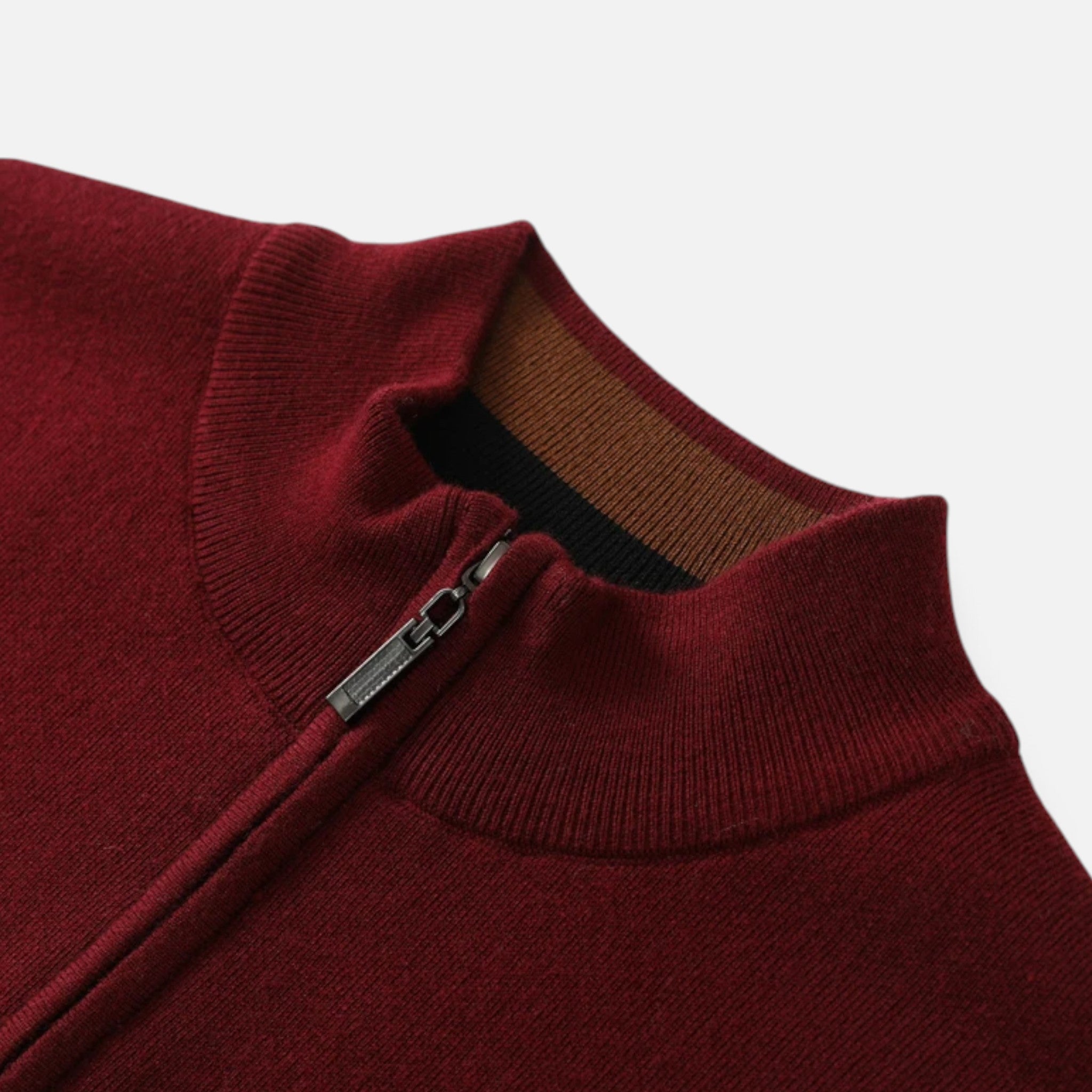 Volarno | Men’s Merino Wool Half-Zip Sweater