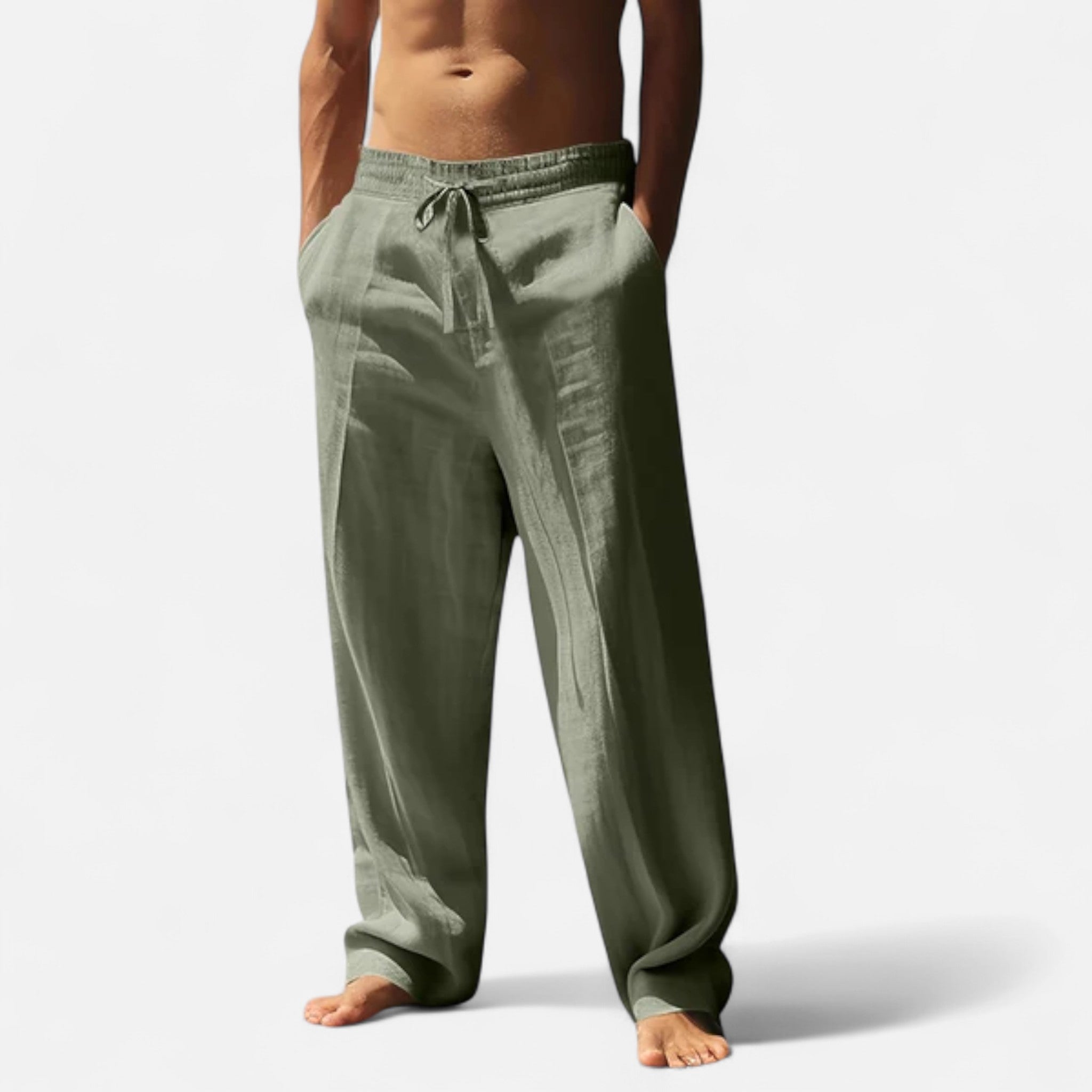Volarno | Men’s Relaxed Linen Trousers
