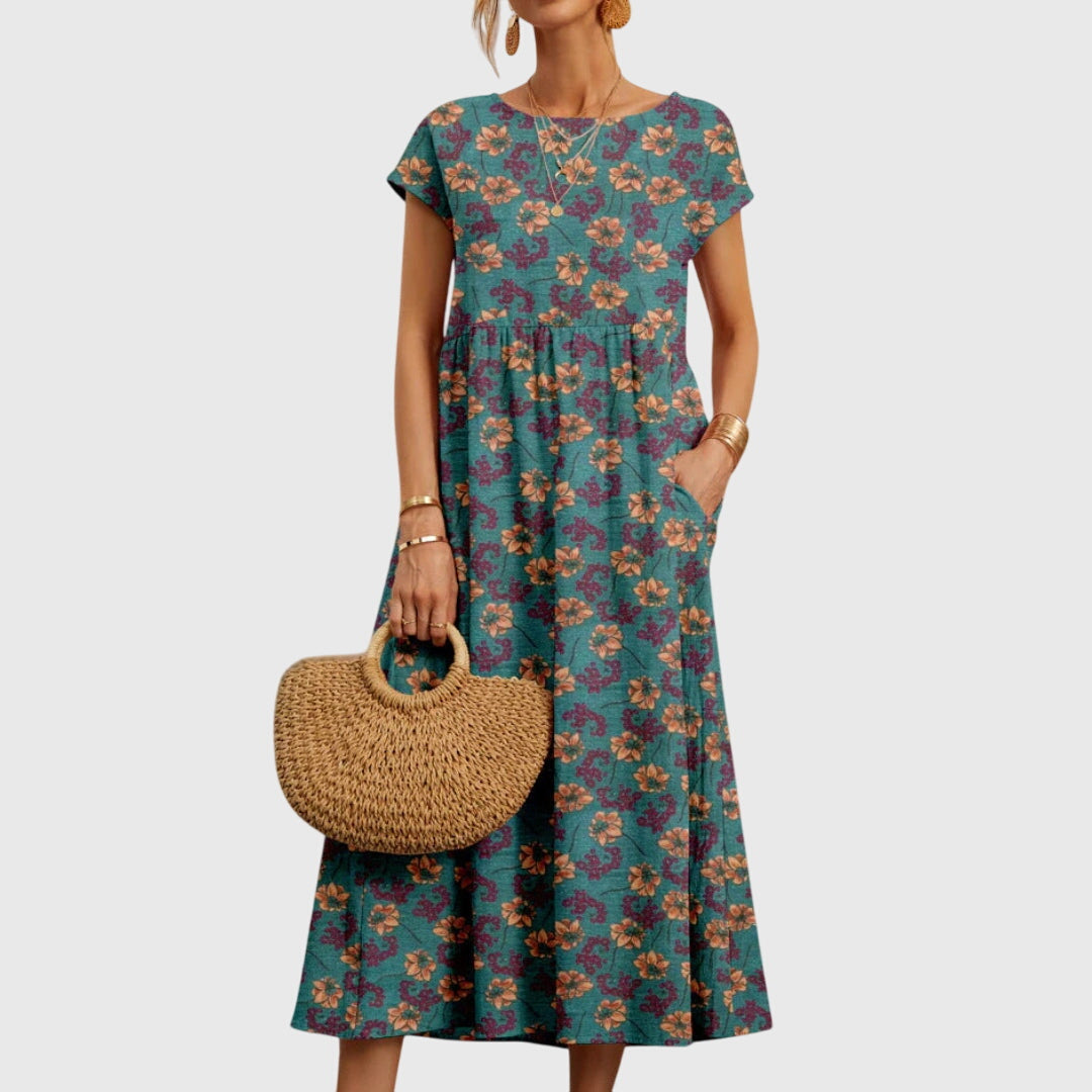 Volarno | Chic Floral Dress