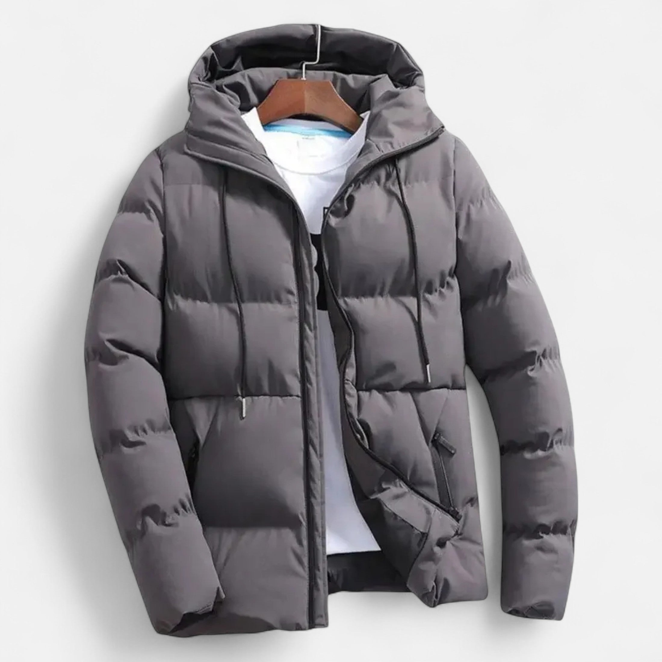 Volarno | Men’s Hooded Puffer Jacket – Timeless Cold Weather Layer