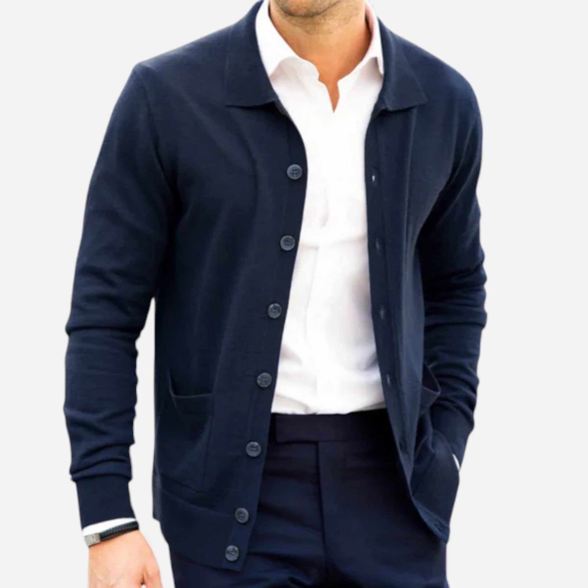 Volarno | Men’s Polo Cardigan – Morley Edition