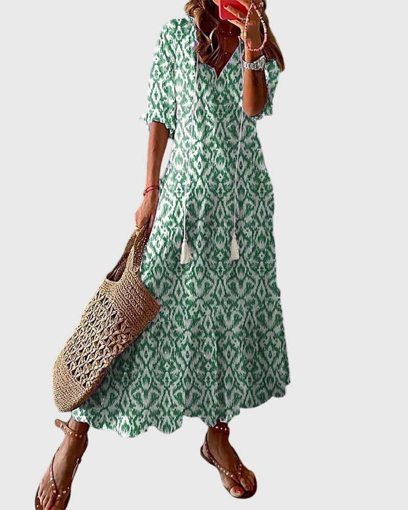 Volarno | Boho Vintage Summer Dress