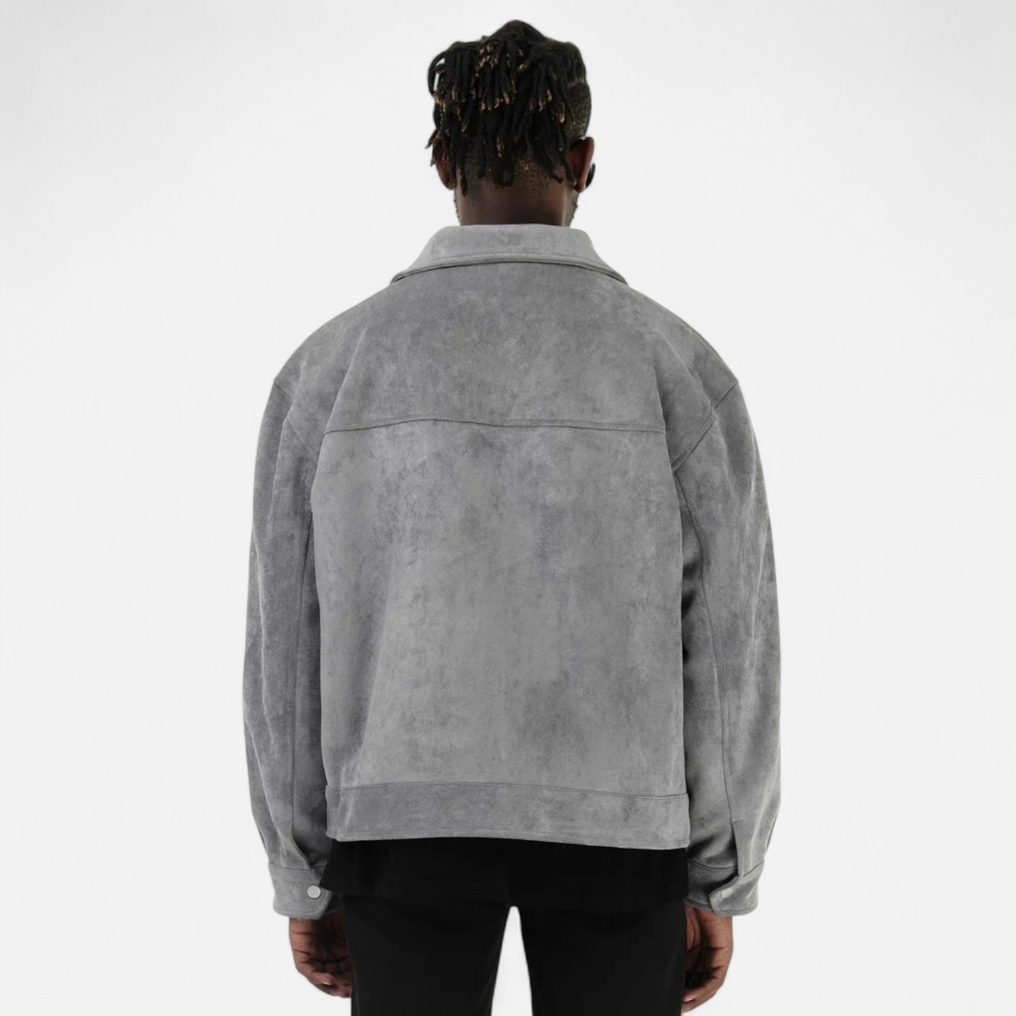 Volarno | Men’s Loose-Fit Suede Jacket
