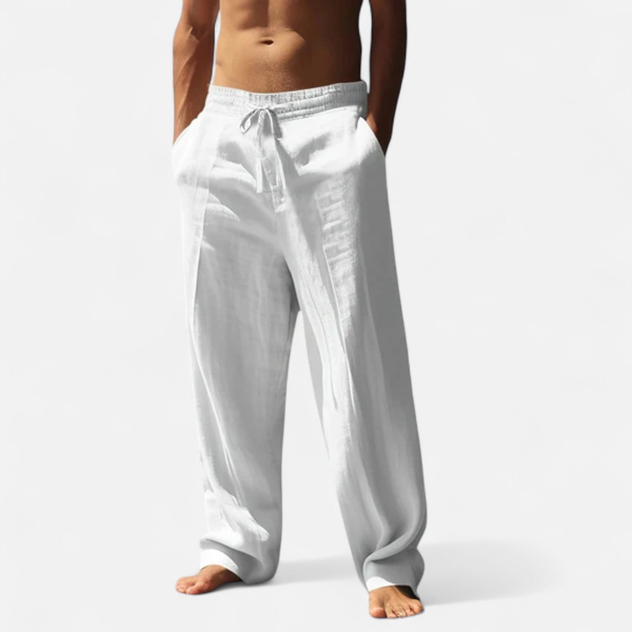 Volarno | Men’s Relaxed Linen Trousers