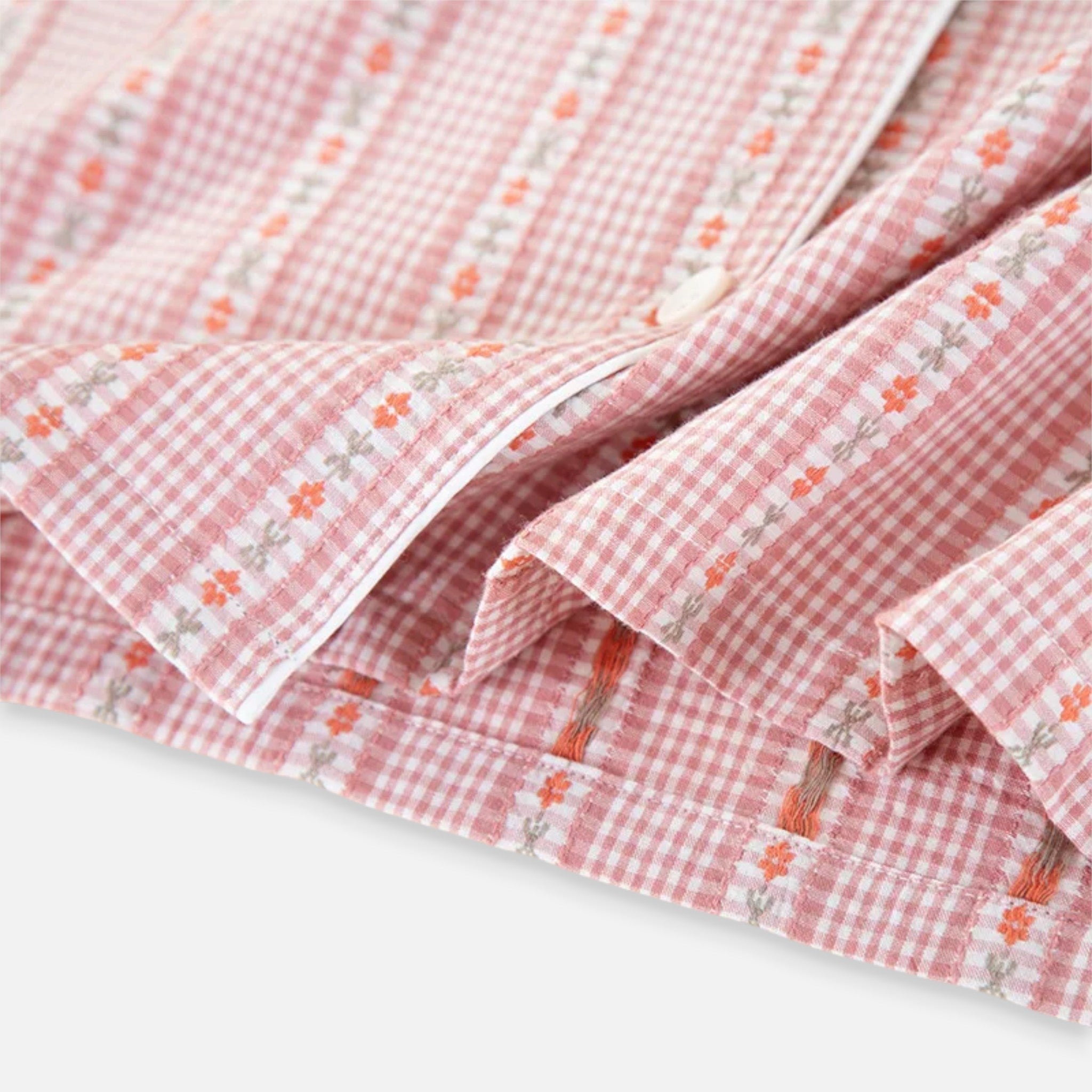 Maison Dresson | Women’s Pure Cotton Pyjama Set with Cardigan Volarno