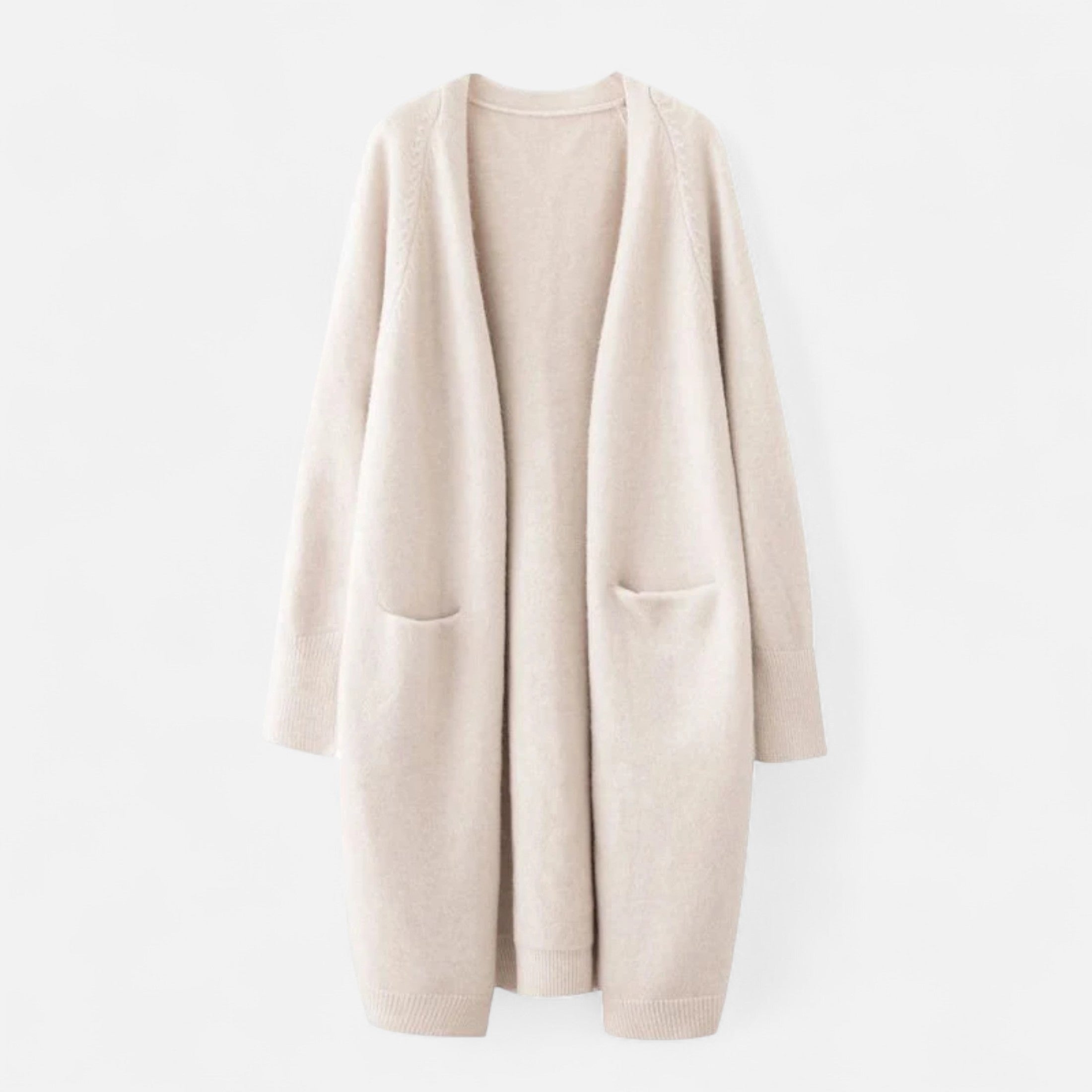 Volarno | Women’s Thick Knit Cardigan – V-Neck Autumn Warmth