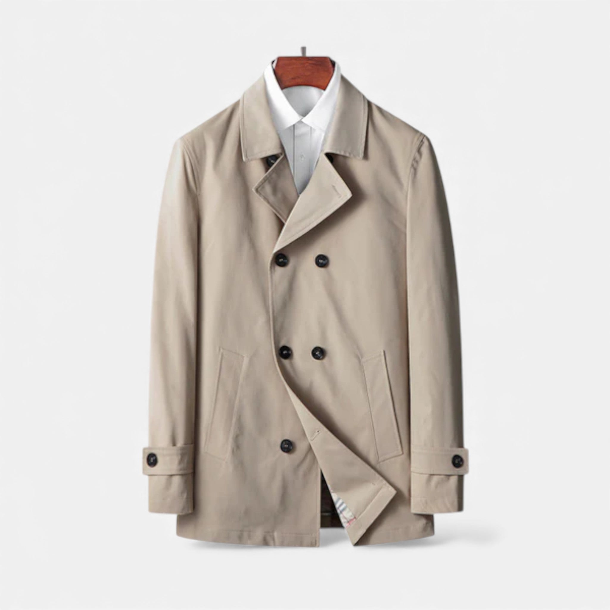Volarno | Men’s Classic Trench Coat – Ephraim Edition