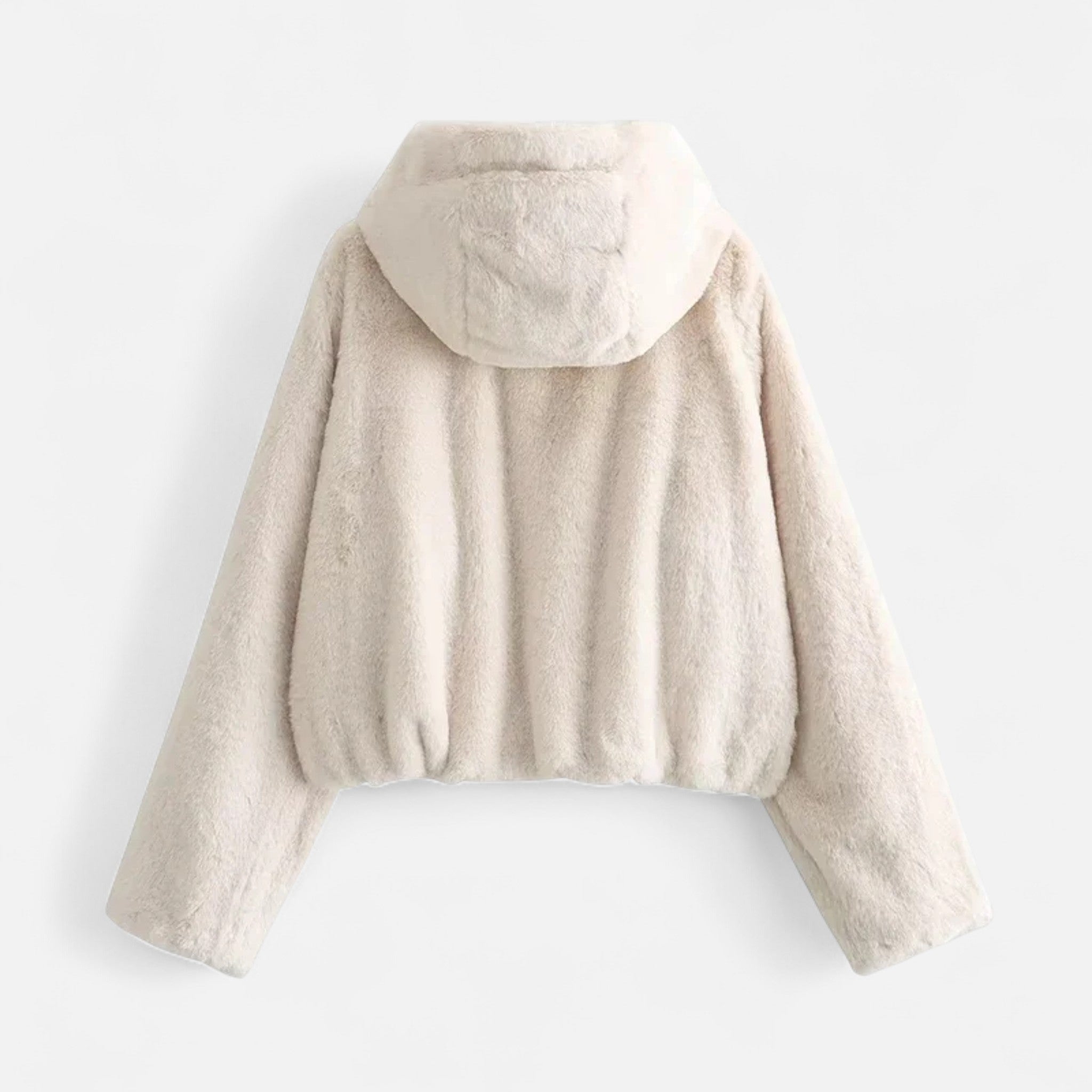 Volarno | Women’s Hooded Faux Fur Coat – Winter Luxe Comfort