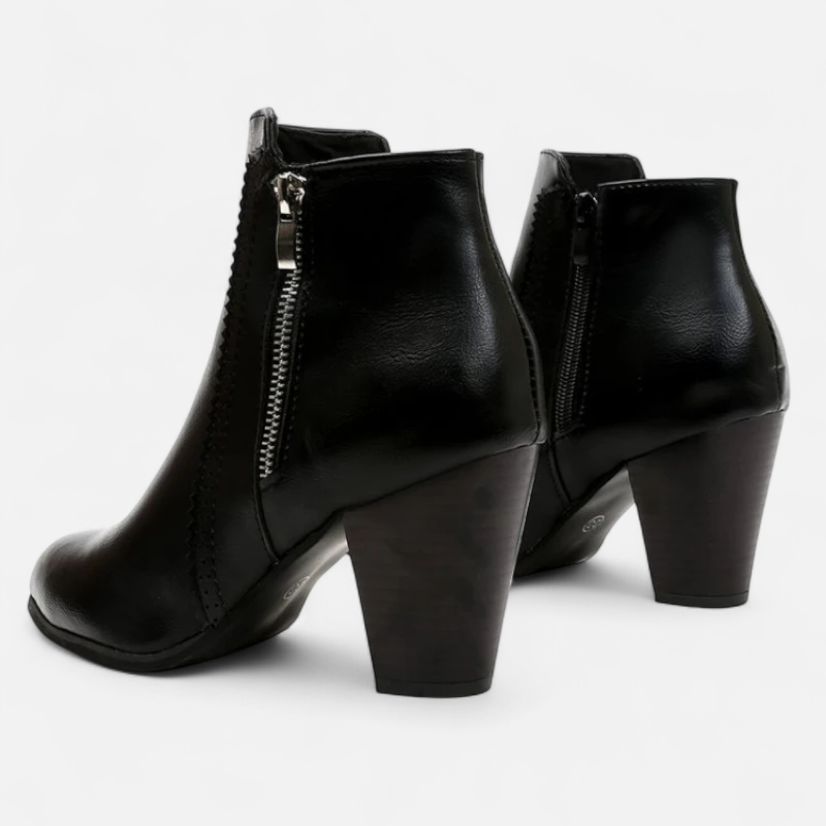 Volarno | Women’s Retro Zip-Heel Boots