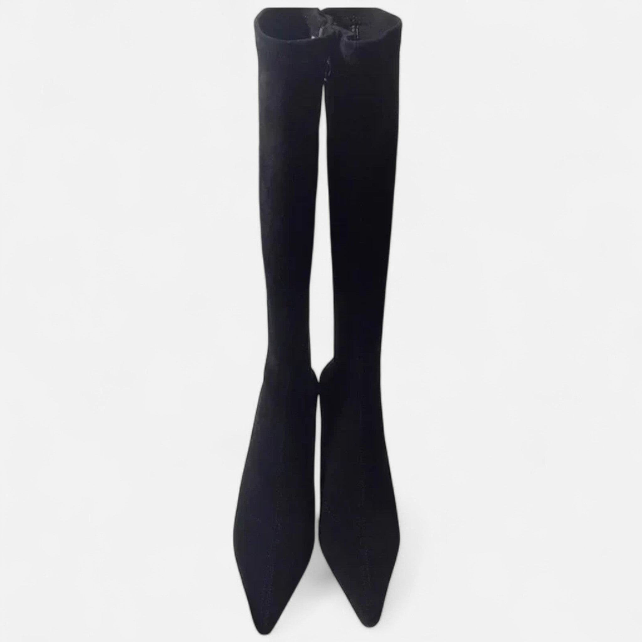 Volarno | Women’s Suede Thigh-High Heeled Boots