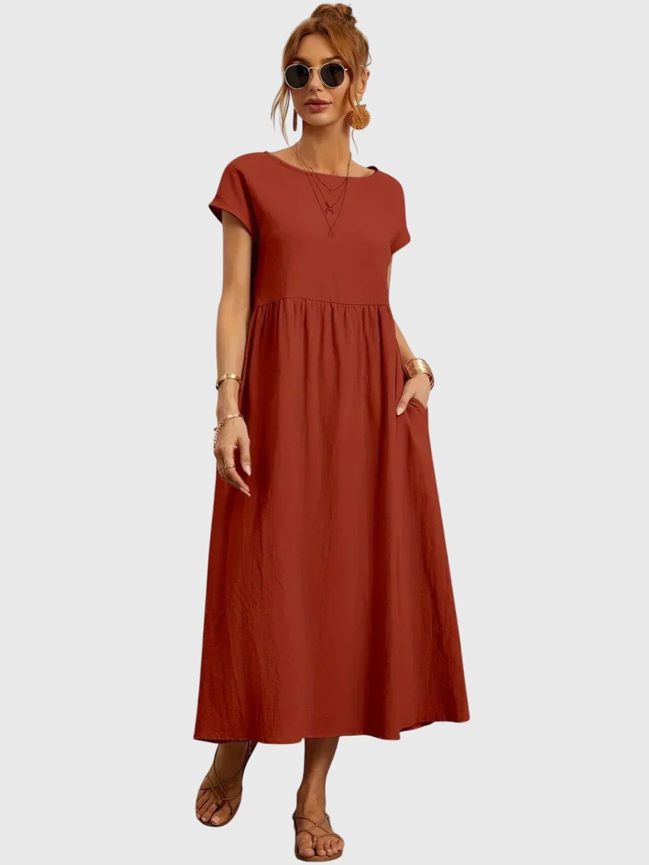 Volarno | Casual Pocket Dress