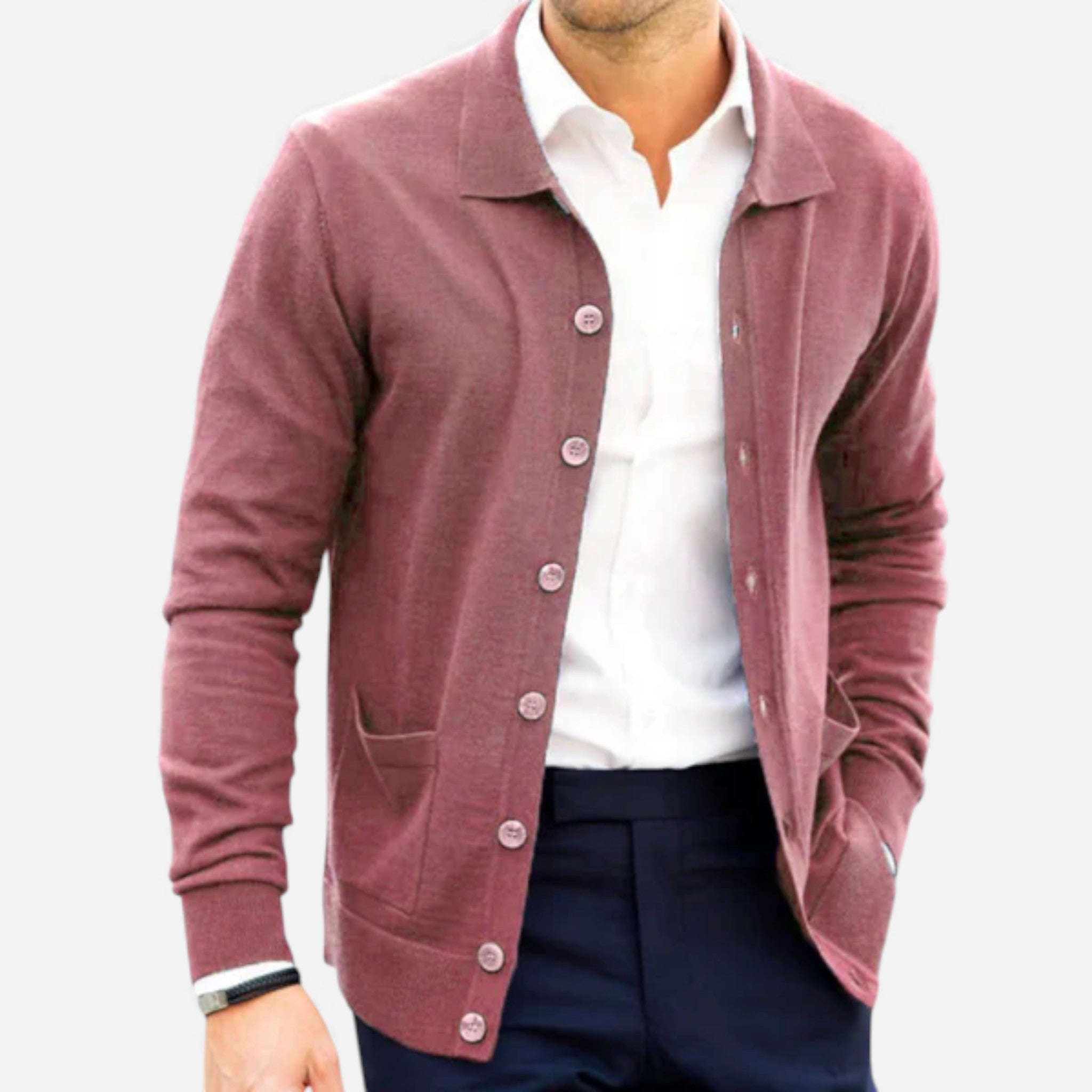 Volarno | Men’s Polo Cardigan – Morley Edition