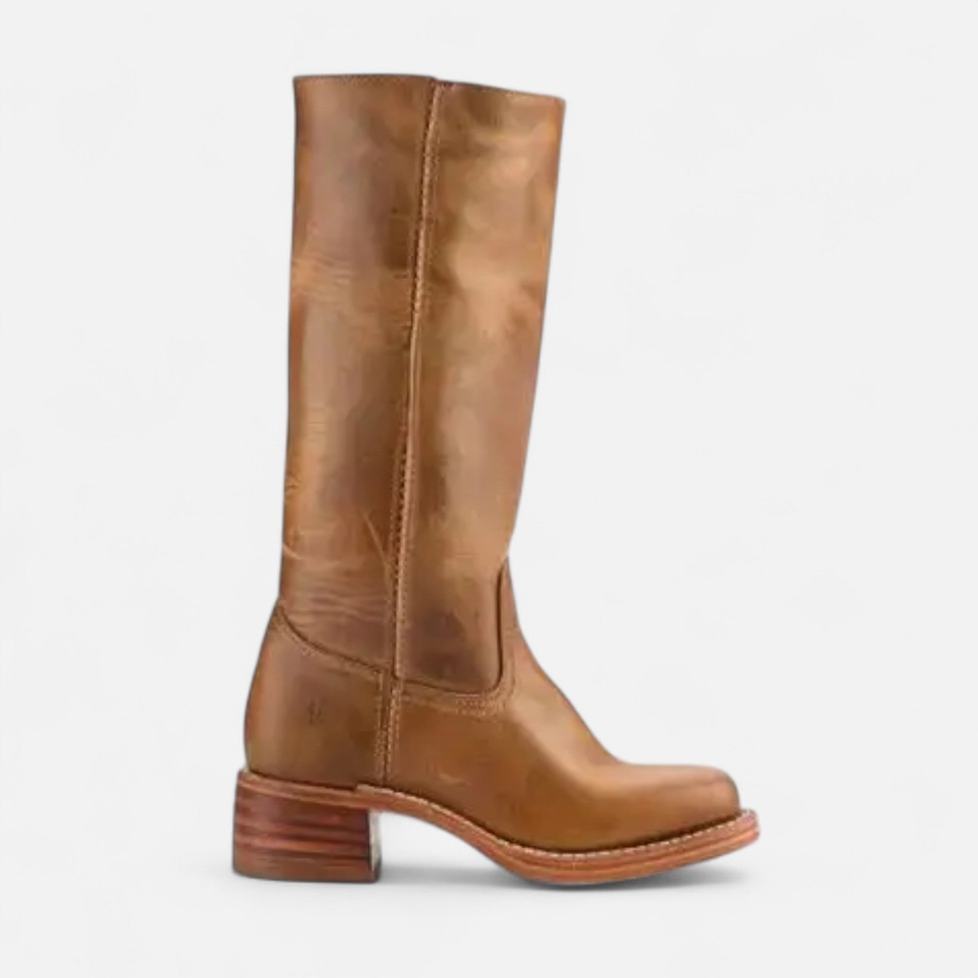 Volarno | Women’s Glossed Equestrian Thigh-High Boots