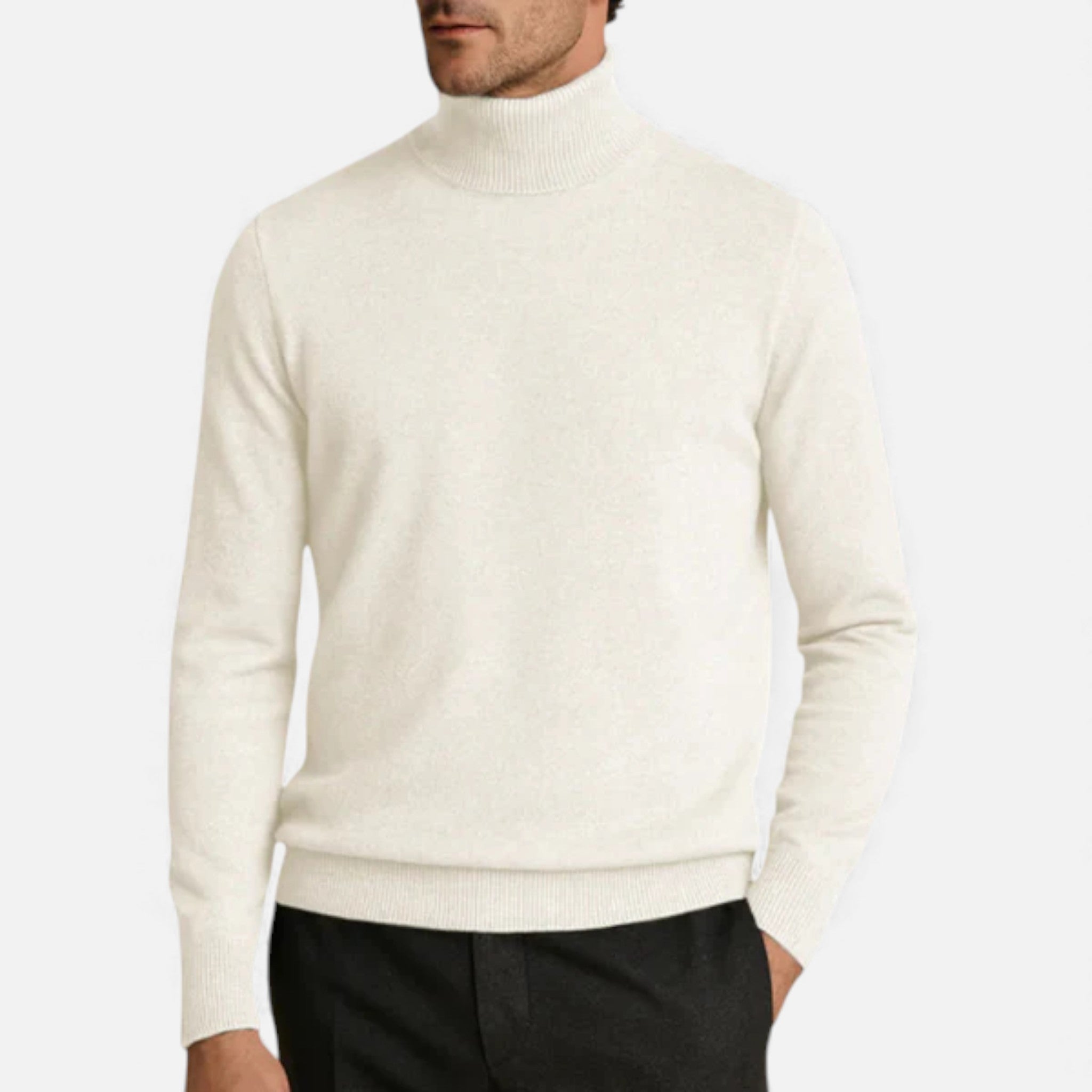 Volarno | Men’s Ribbed Turtleneck Jumper – Sinclair Edition