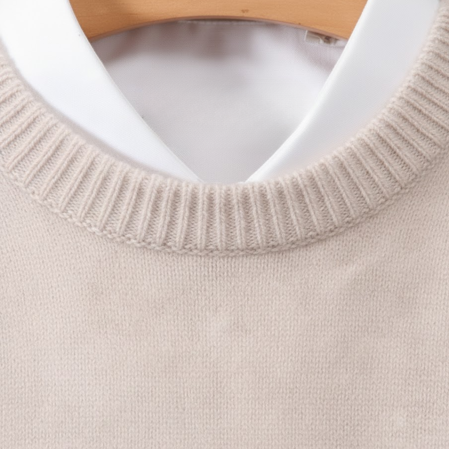 Volarno | Cashmere Sweater O-neck Pullovers Men's Loose Oversized Knitted Bottom Shirt