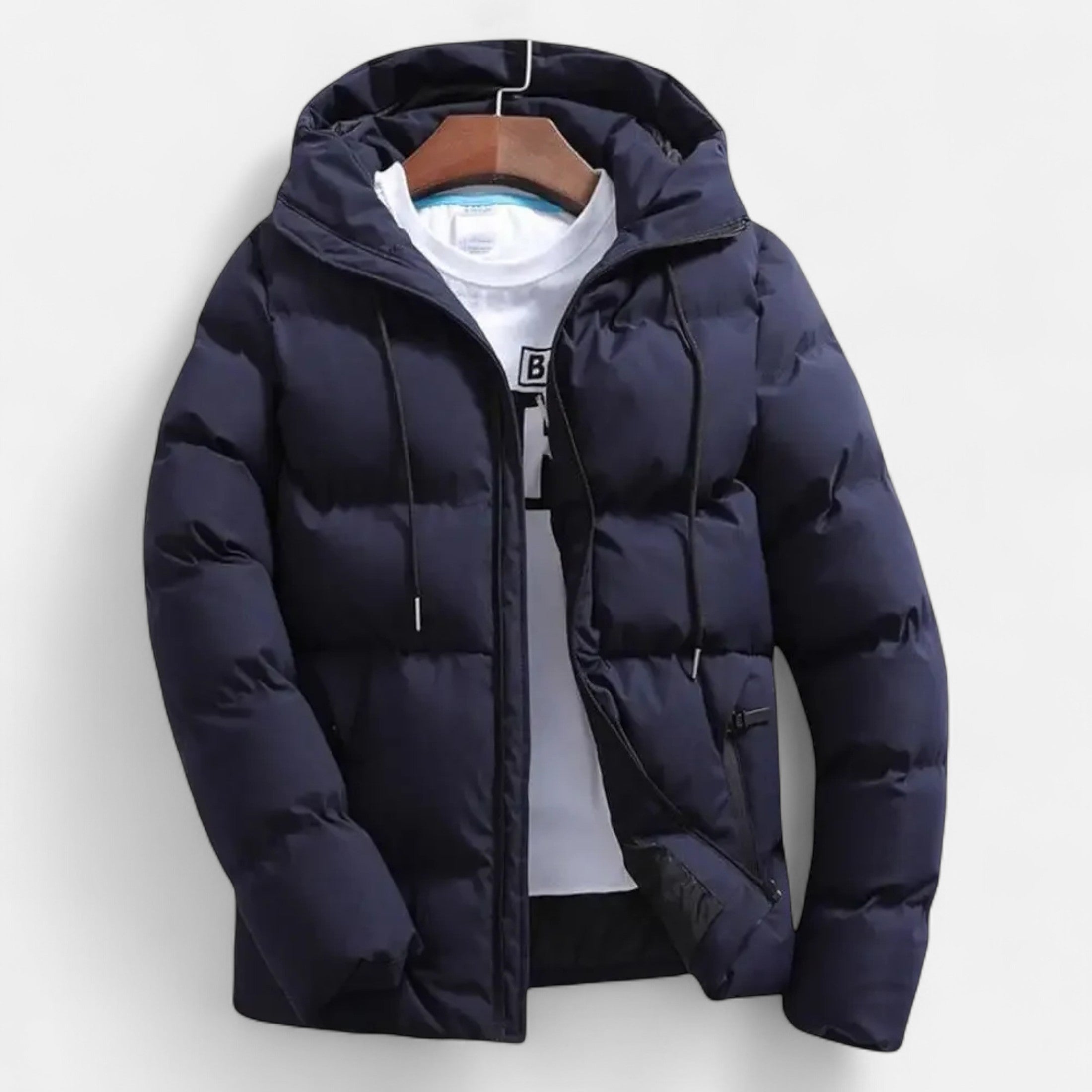 Volarno | Men’s Hooded Puffer Jacket – Timeless Cold Weather Layer