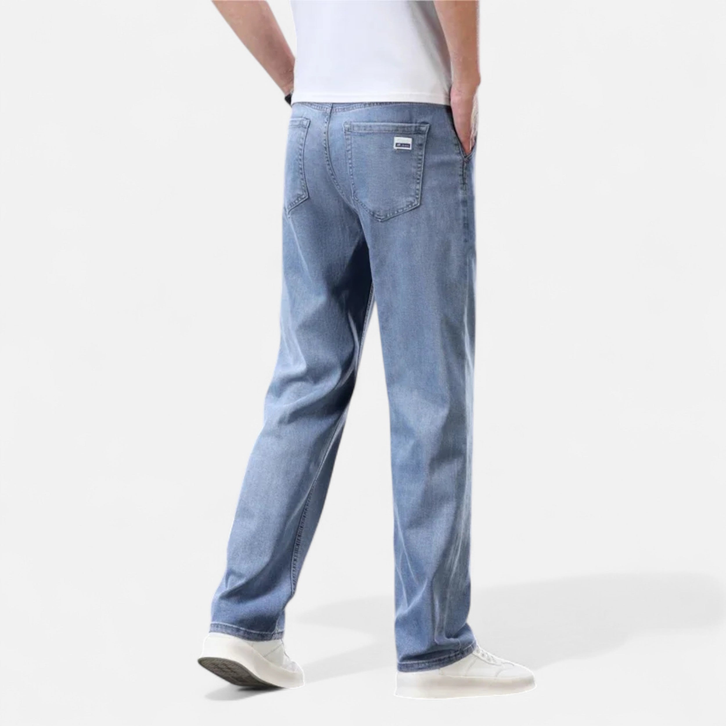 Volarno | Men’s Straight-Leg Lyocell Denim Jeans