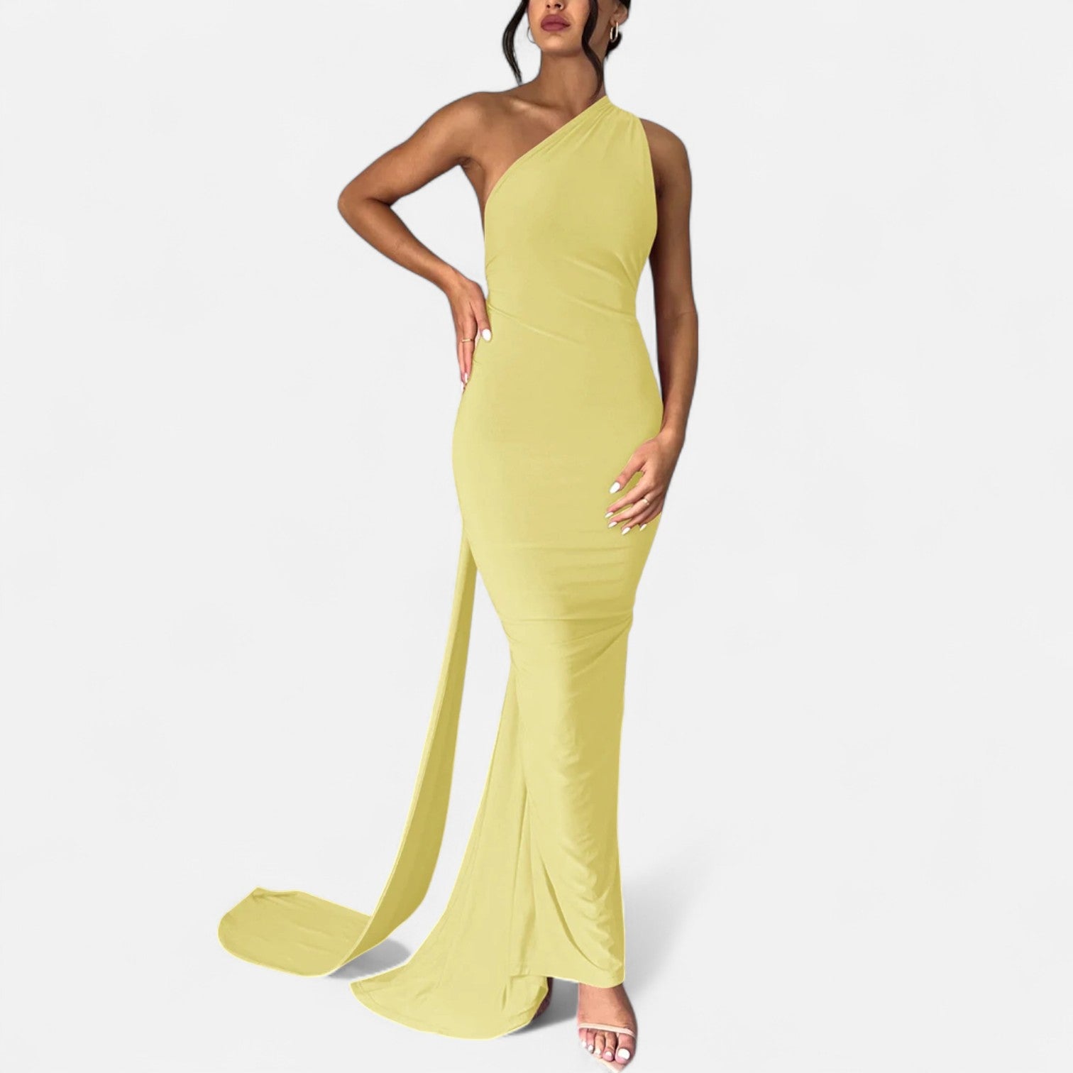 Volarno | Women’s Backless Scarf-Tie Evening Dress