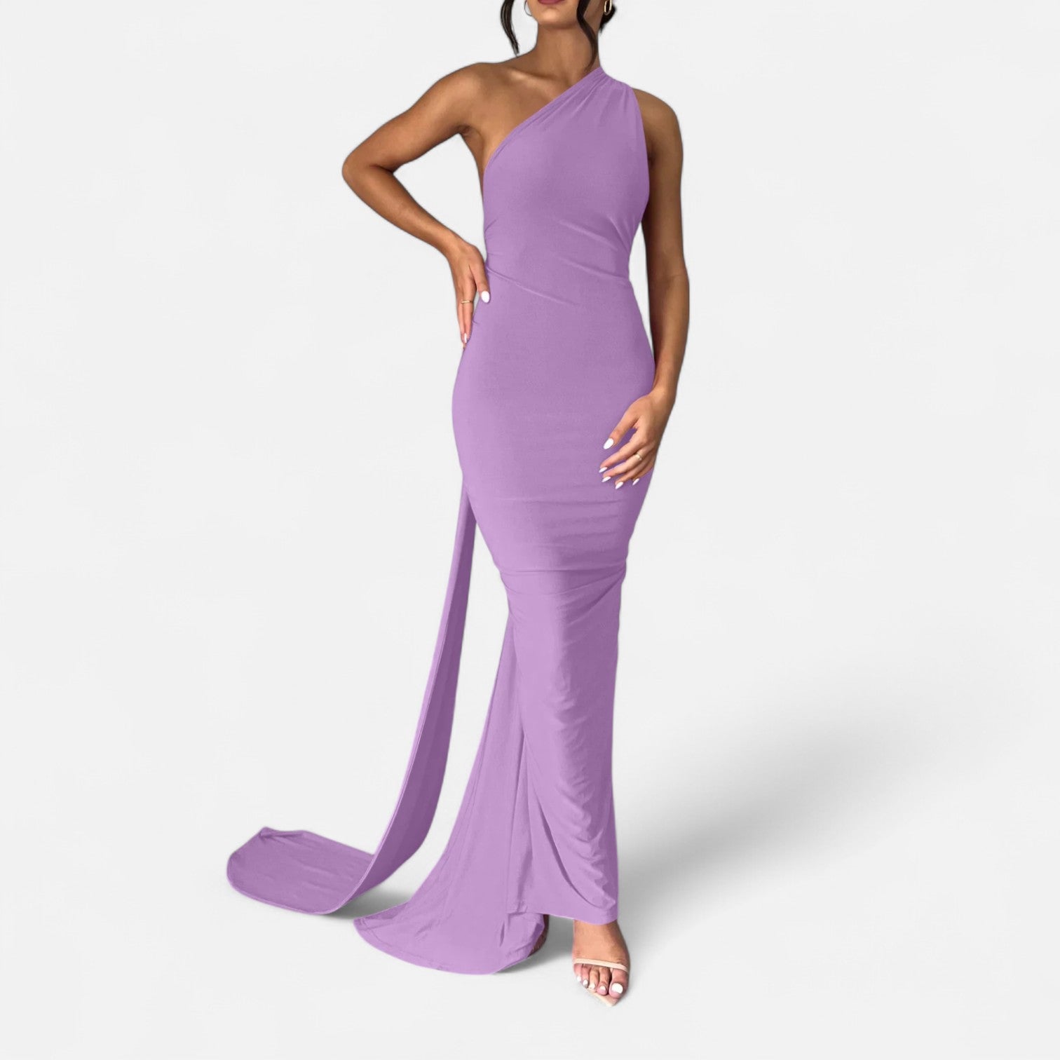 Volarno | Women’s Backless Scarf-Tie Evening Dress