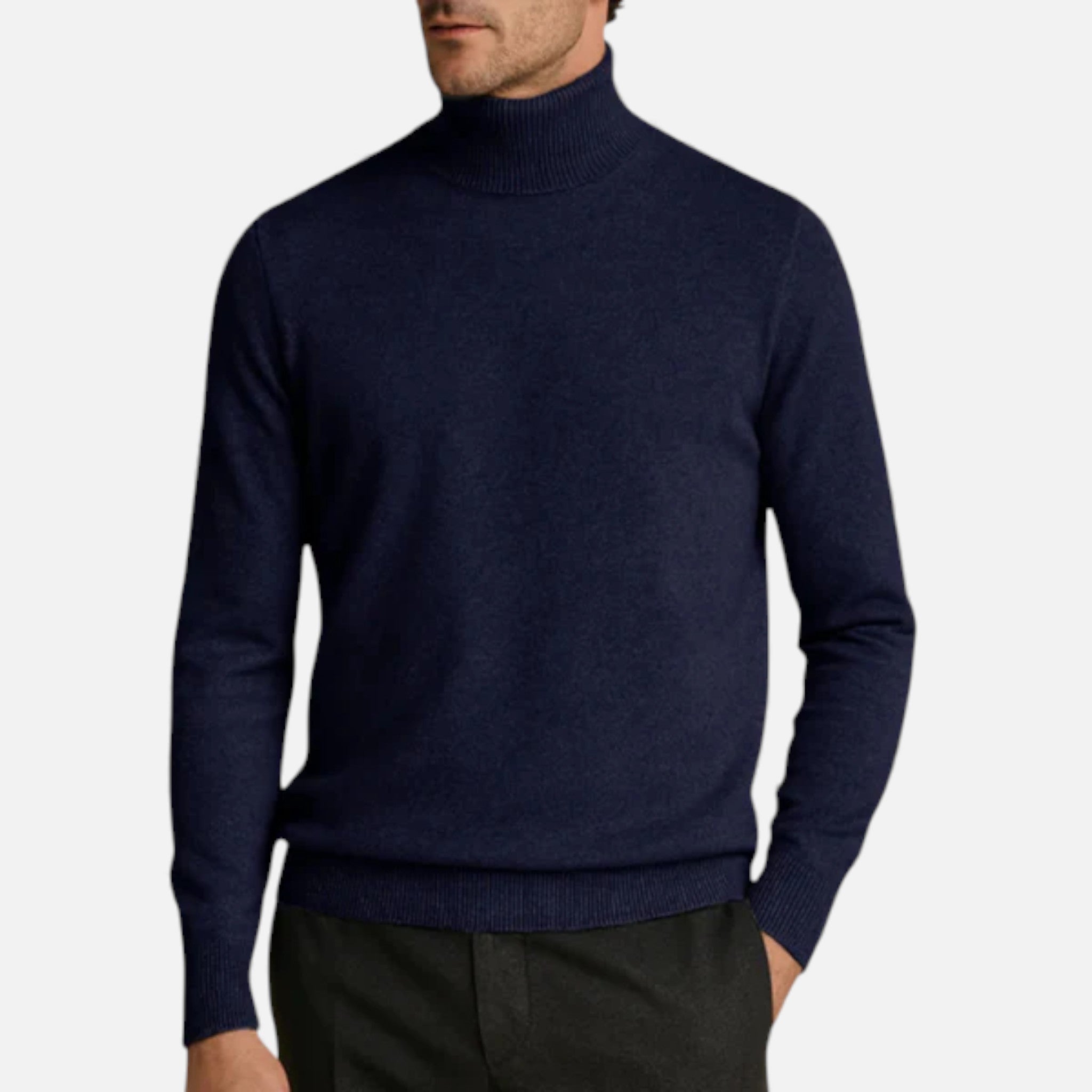 Volarno | Men’s Ribbed Turtleneck Jumper – Sinclair Edition