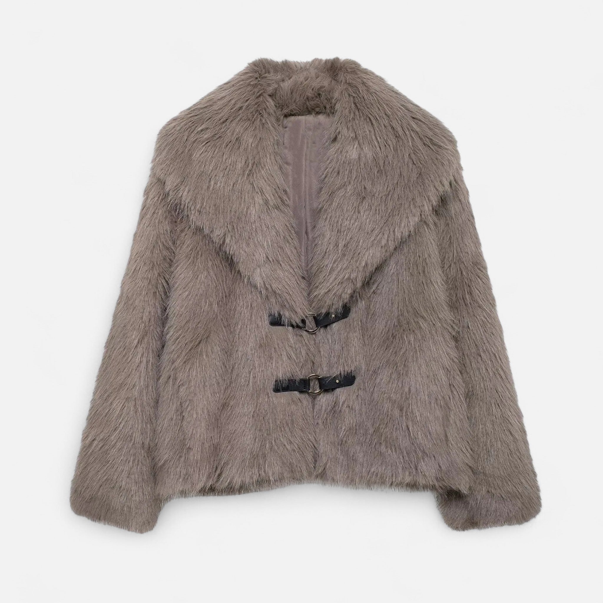Volarno | Women’s Faux Fur Coat – Winter Street Elegance