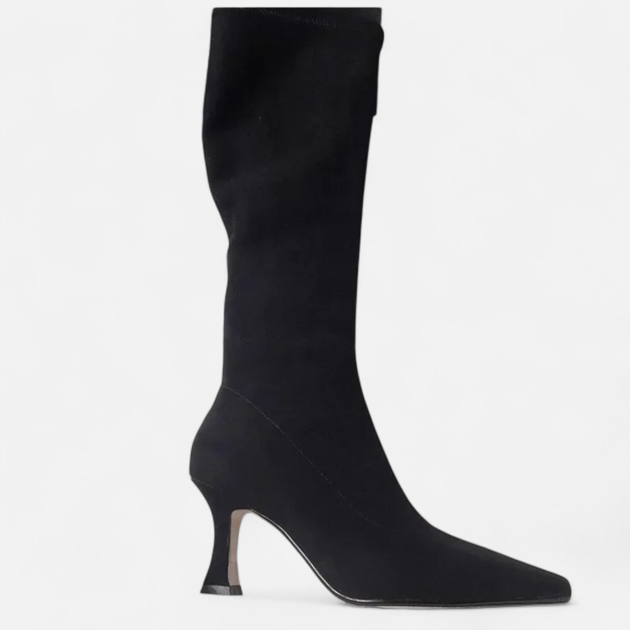 Volarno | Women’s Suede Thigh-High Heeled Boots