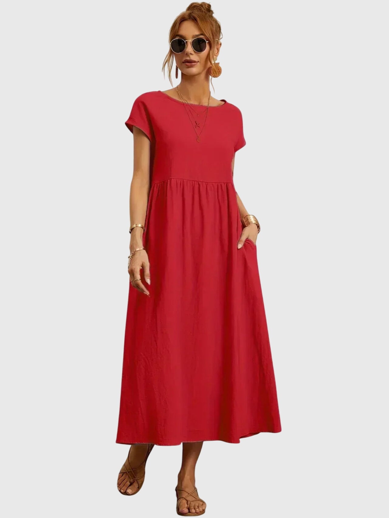 Volarno | Casual Pocket Dress