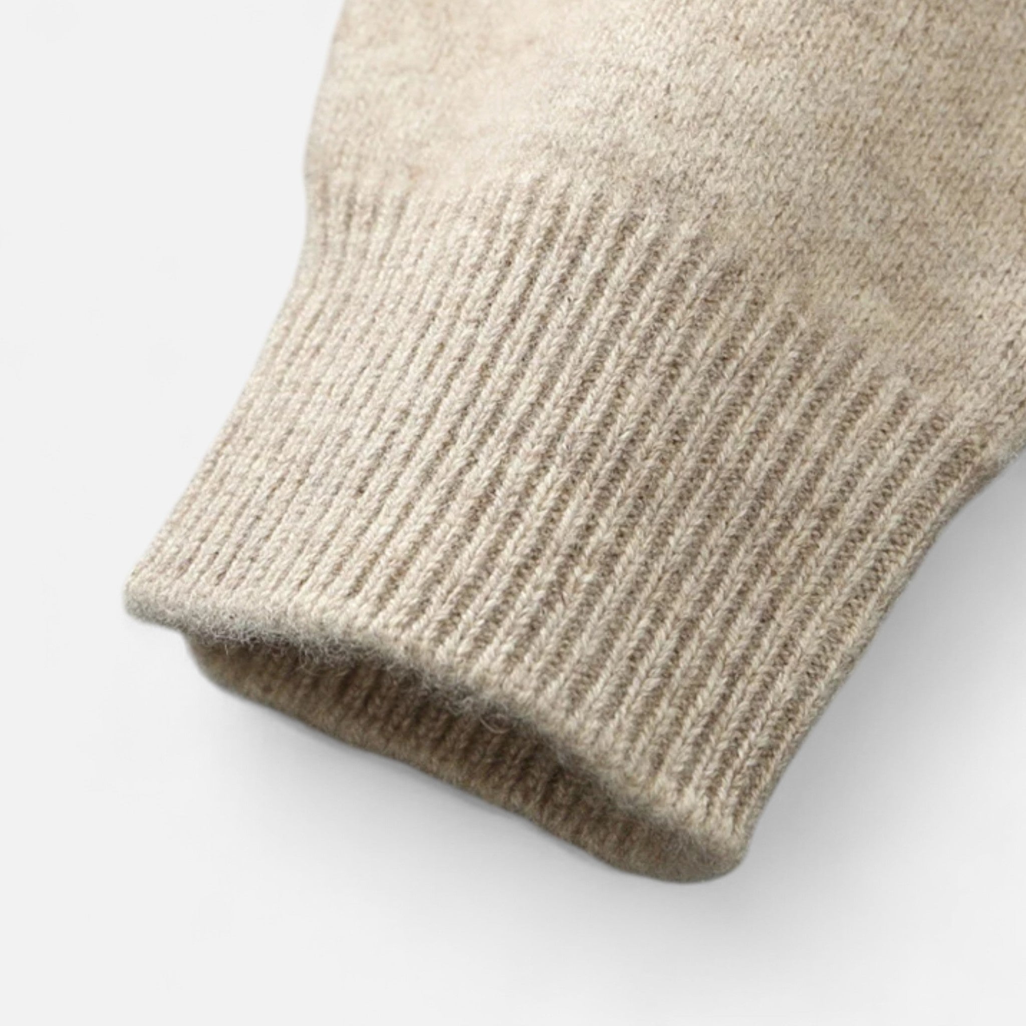 Volarno | Men’s Merino Wool Zip Sweater